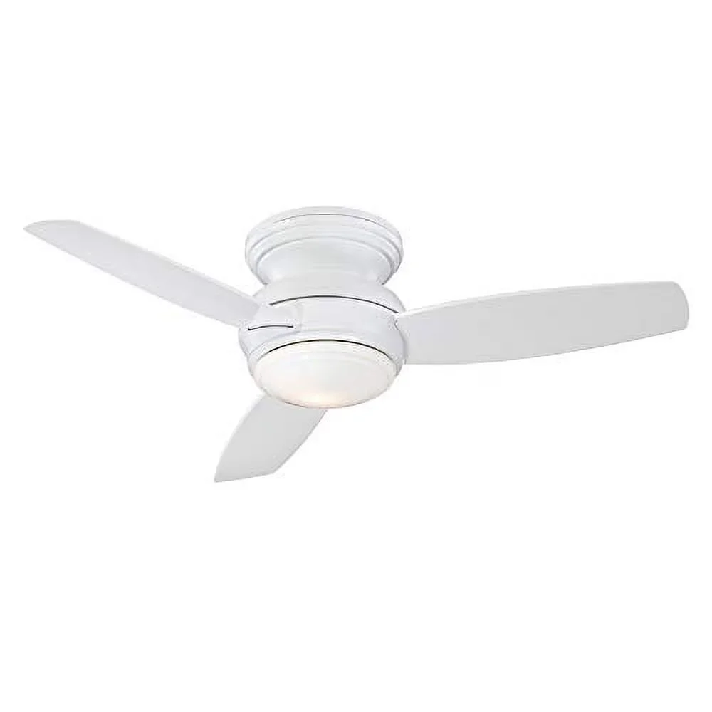 Ceiling Fan Reliable with LED, Traditional, F593L-WH - Opal Glass White Model 22CEFC