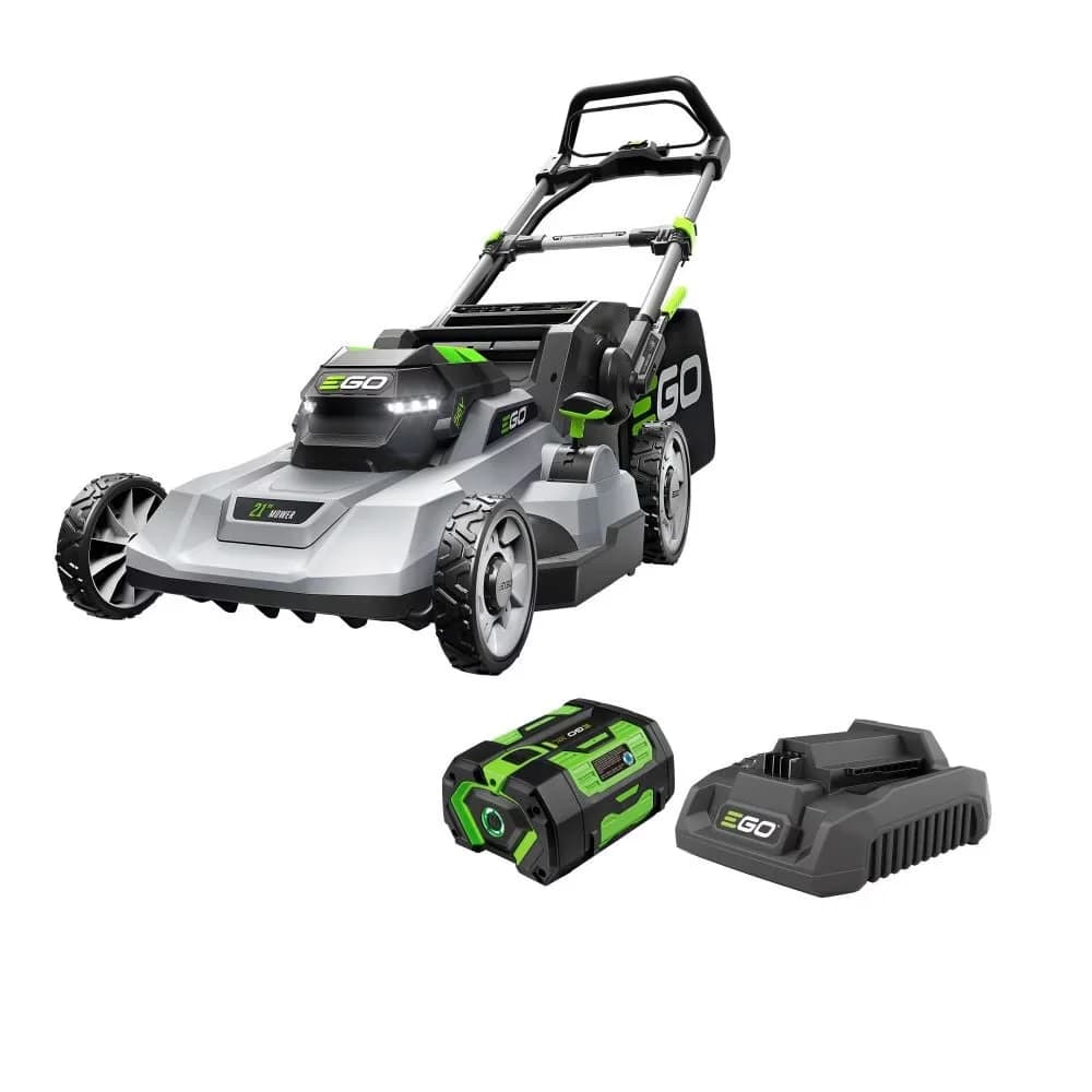 Efficient Push Mower with Battery, 320W, (Refurbished) - Compact and Portable Model 922709