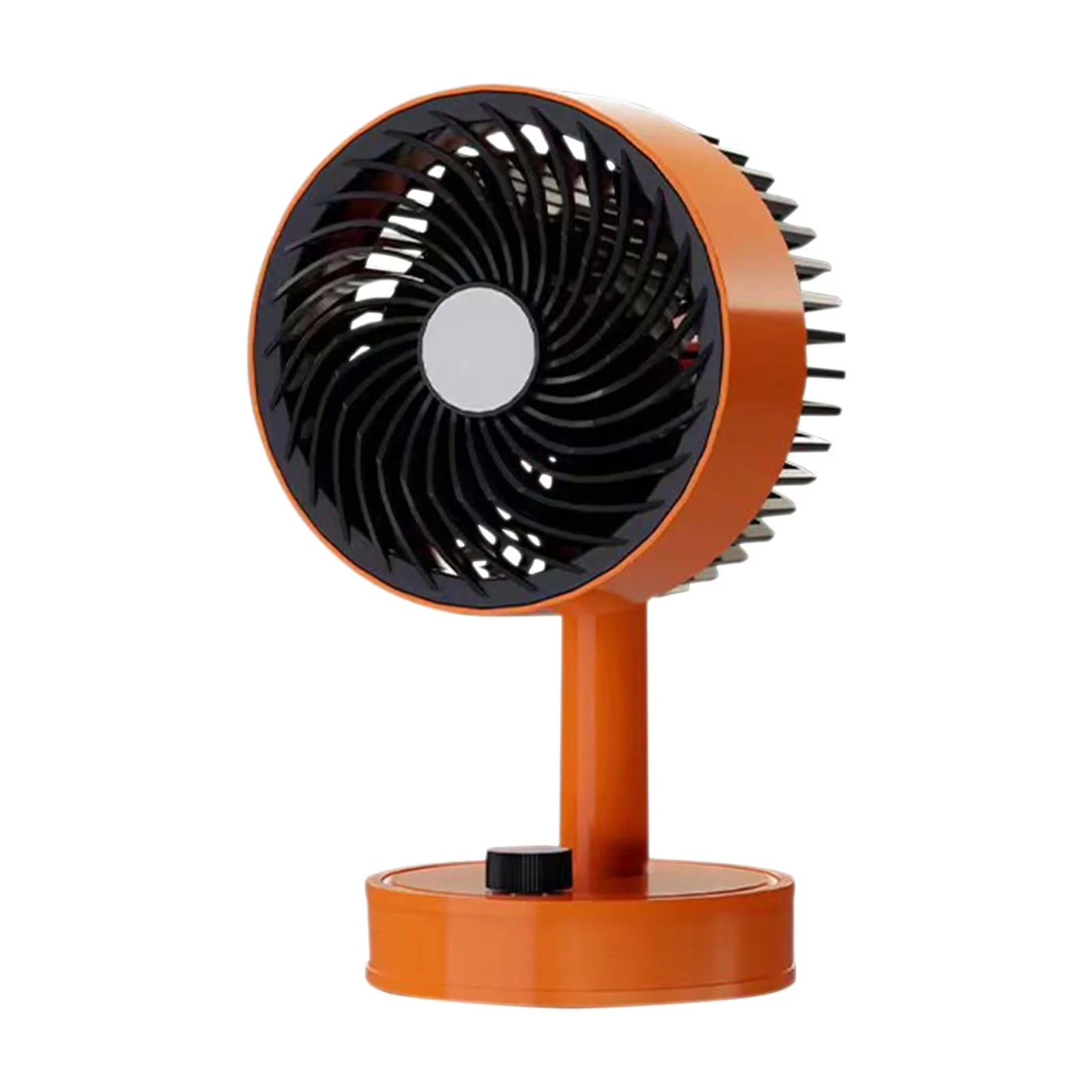Essential Fans In Cooling with Adjustable Height, Oscillating, Oscillating Air Circulator Fan - Orange Model 4892EA