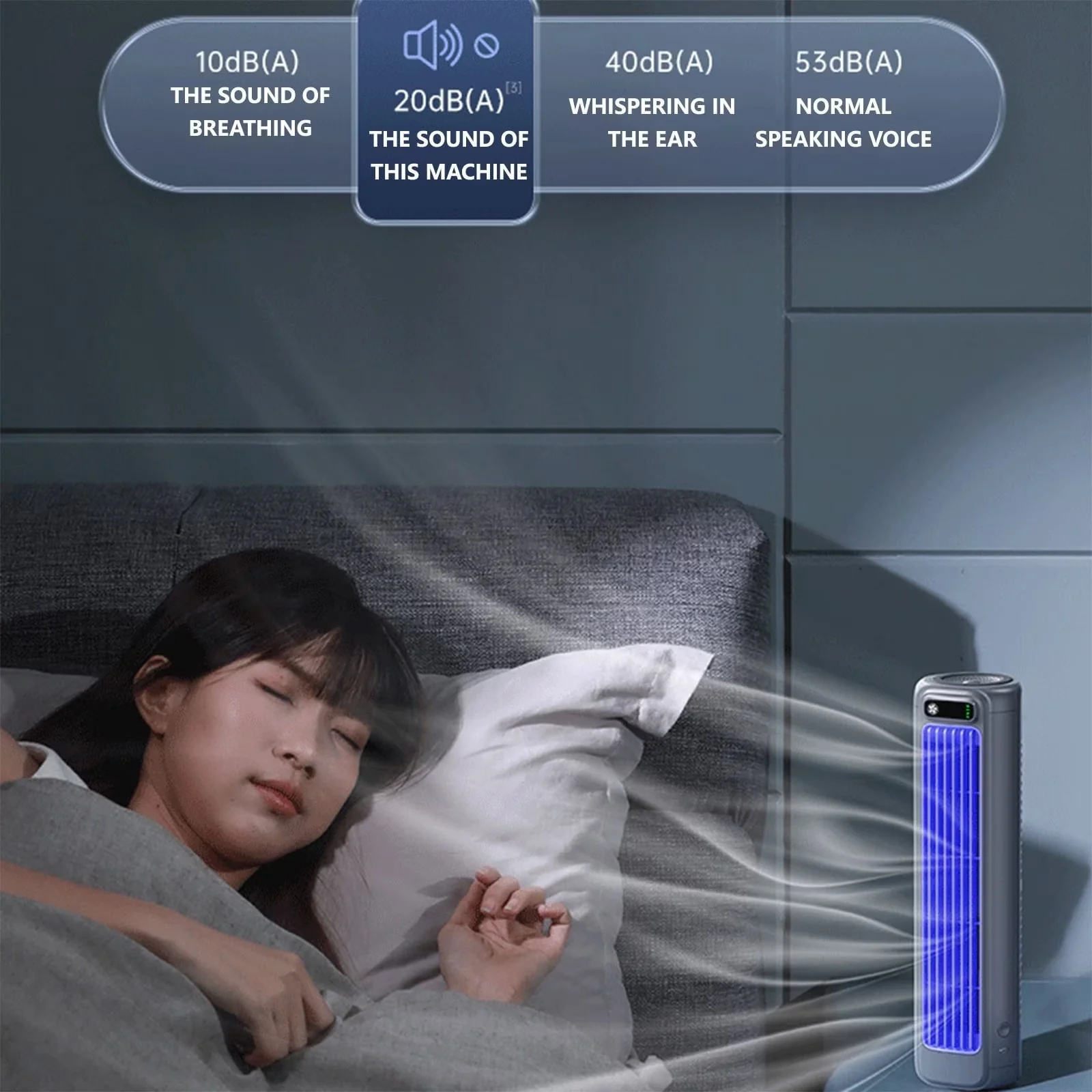 Reliable Air Conditioner with LED, Portable, 2025 Quiet Fan - White for Patio Model CF0290