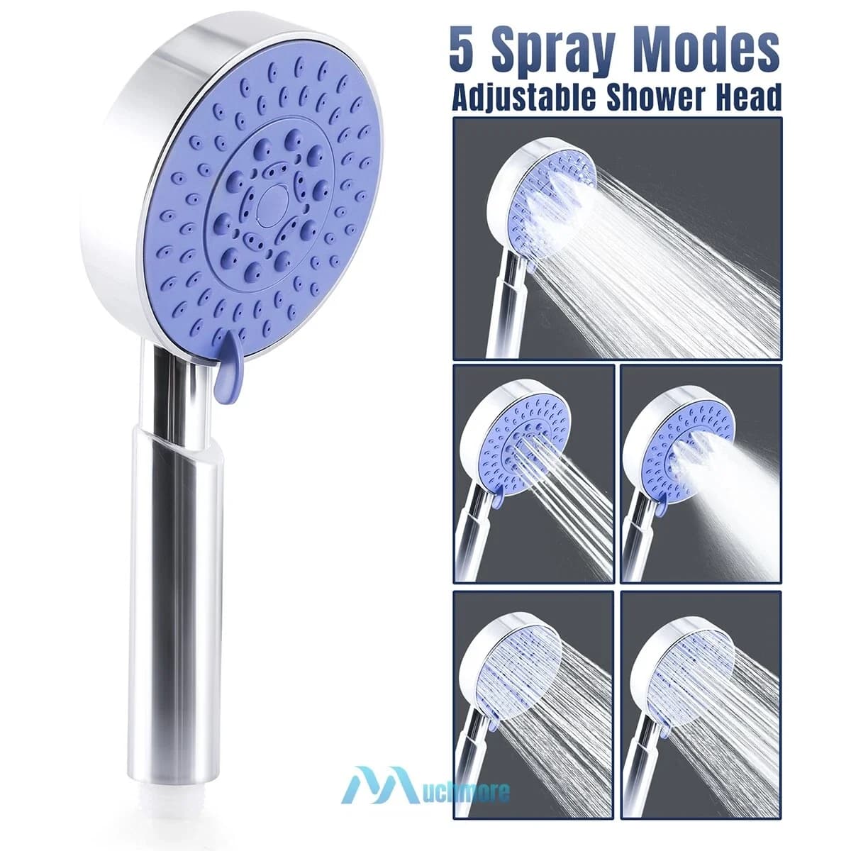 Durable Shower Head with Adjustable, Useful for both indoor and outdoor use. - Model DAF6F1