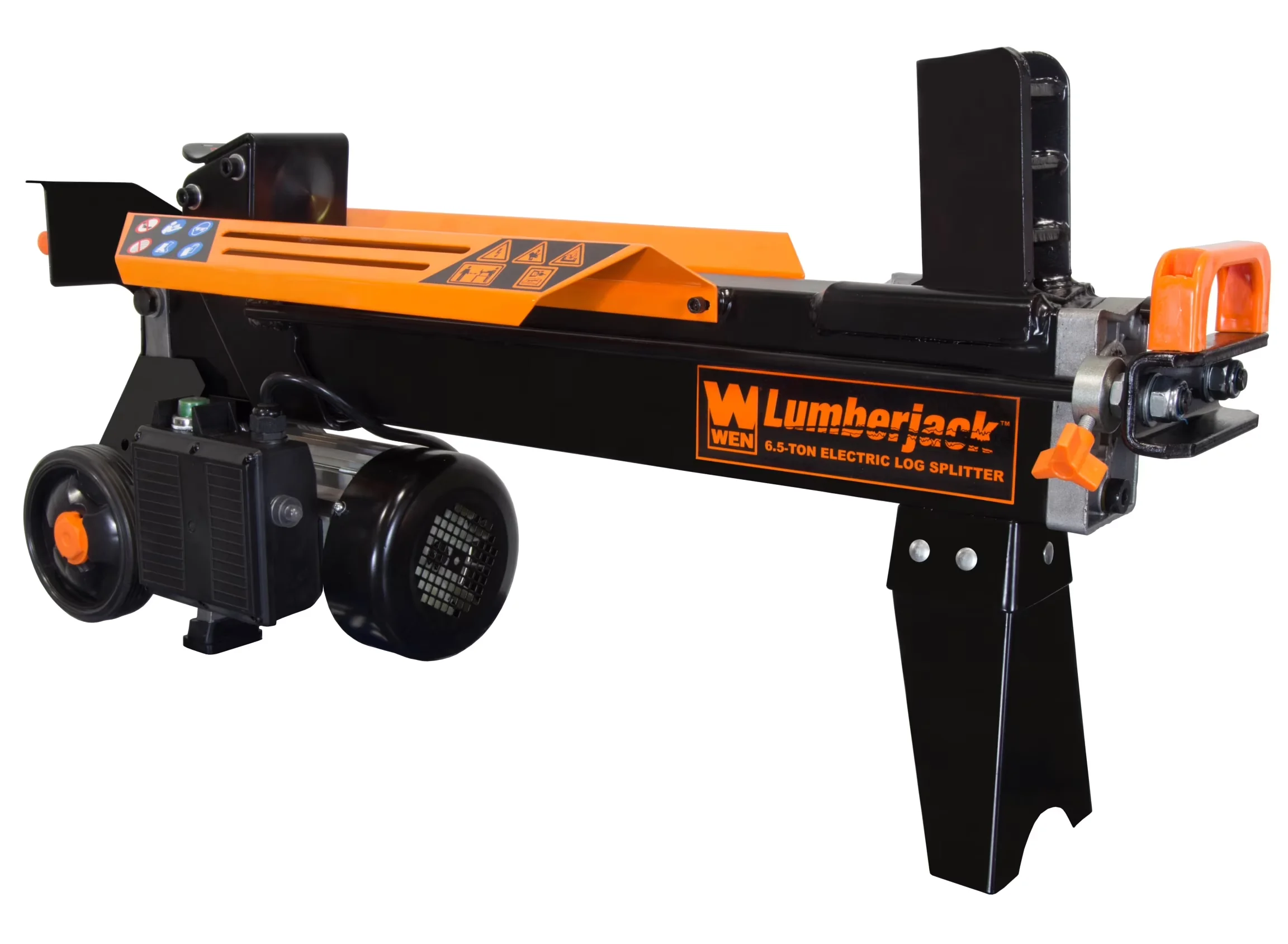 Reliable Logsplitter with Wheeled, Stand, 6.5-Ton Electric Log Splitter - Model F7A6CC