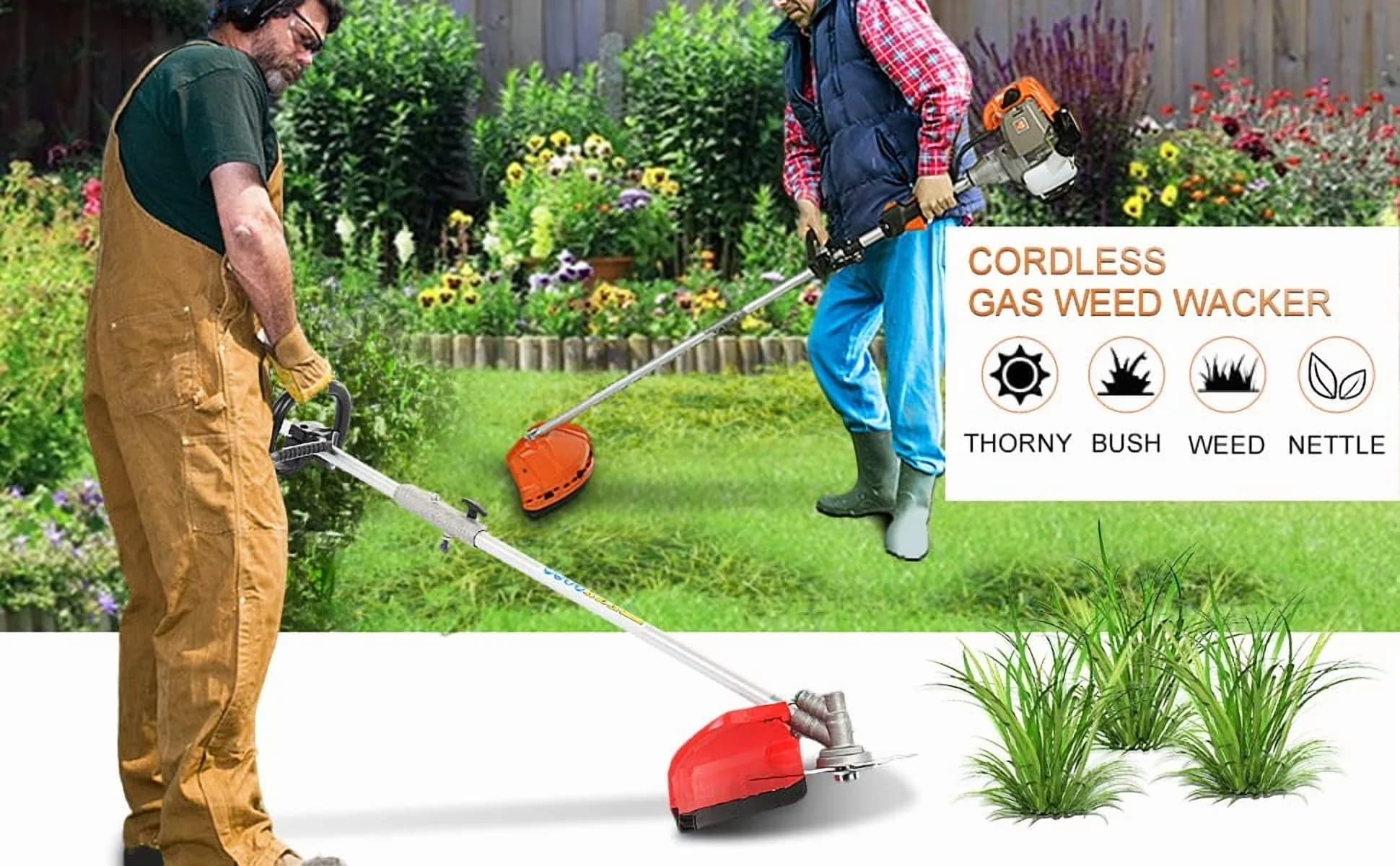 String Trimmer Versatile with Extendable, Attachment Capable - 5 In 1 Orange Model 514EF0