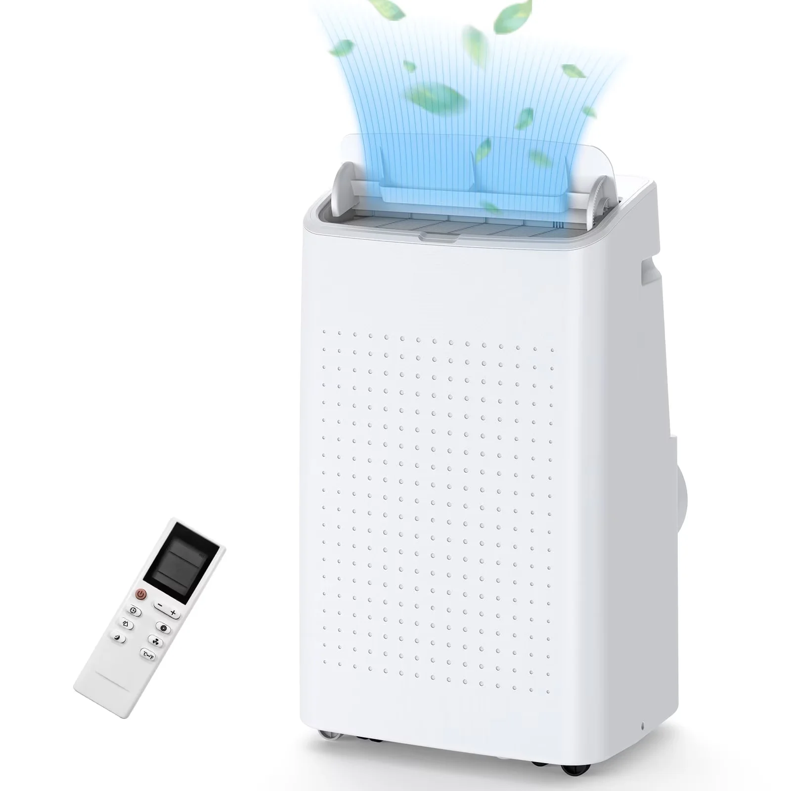 Stylish Air Conditioner with 15000 BTU, Dehumidifier and Fan, 15000 BTU Portable - White Model D9C390