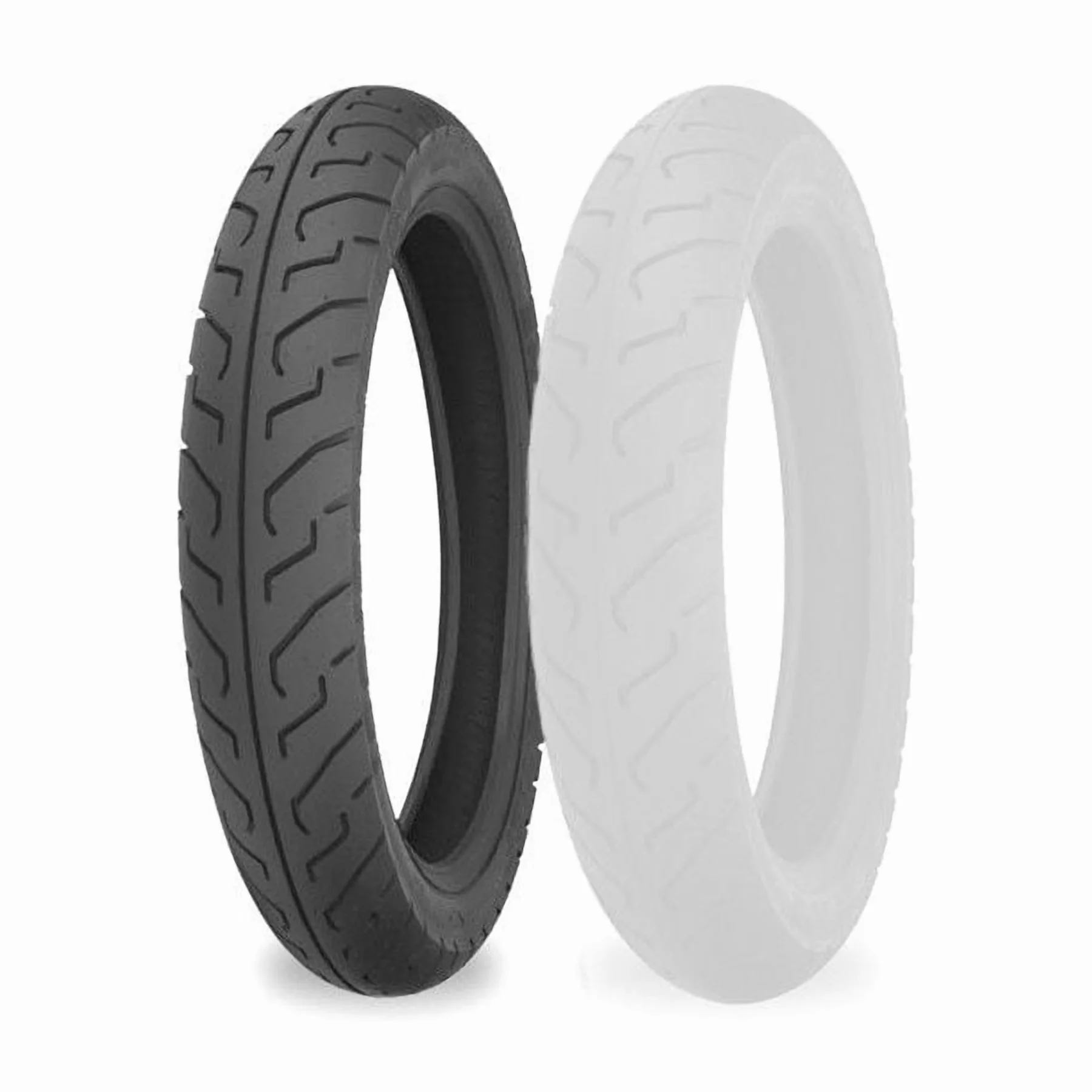 Stylish Motorcycle Tire with Tire Size: 100/90-19, Load Rating: 57, 712 Front 100/90-19 57H - Model 389077