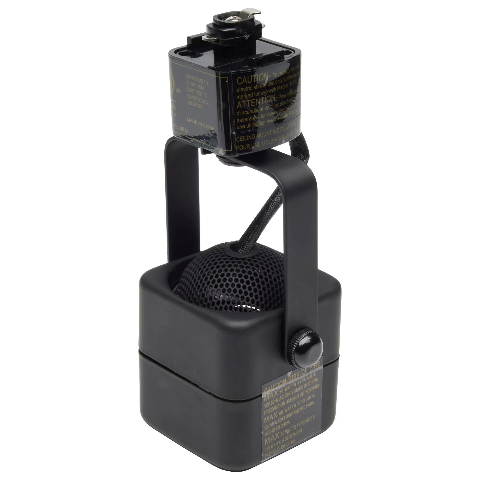 Ceiling Lights Fixture Professional with Halogen, Adjustable - Plastic, Metal Black Model 4067C7