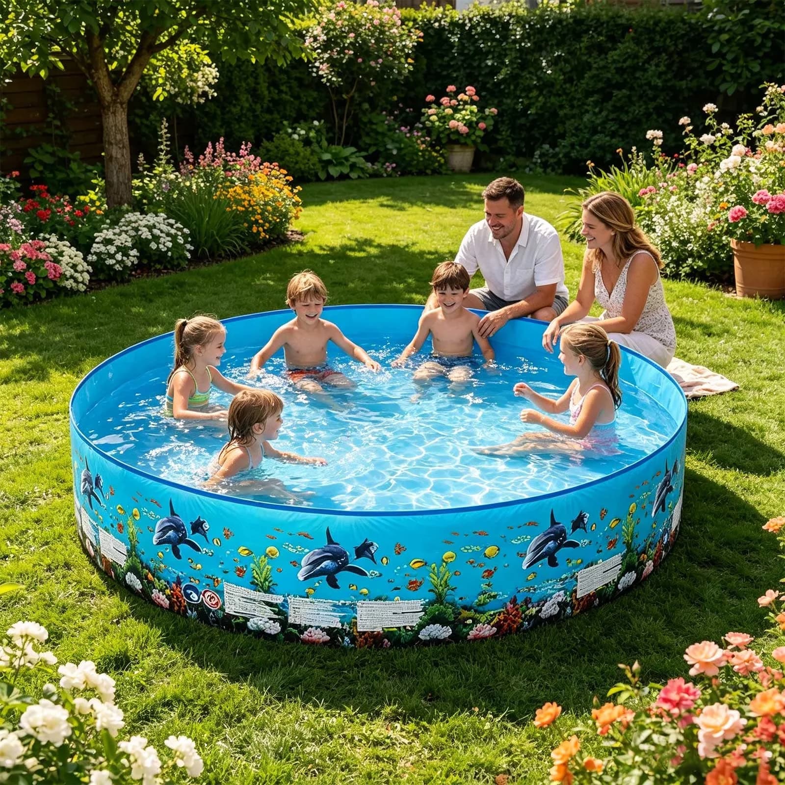 Innovative Above Ground Pool with 8ft Round - Satisfaction Guaranteed Model 0F8CFE