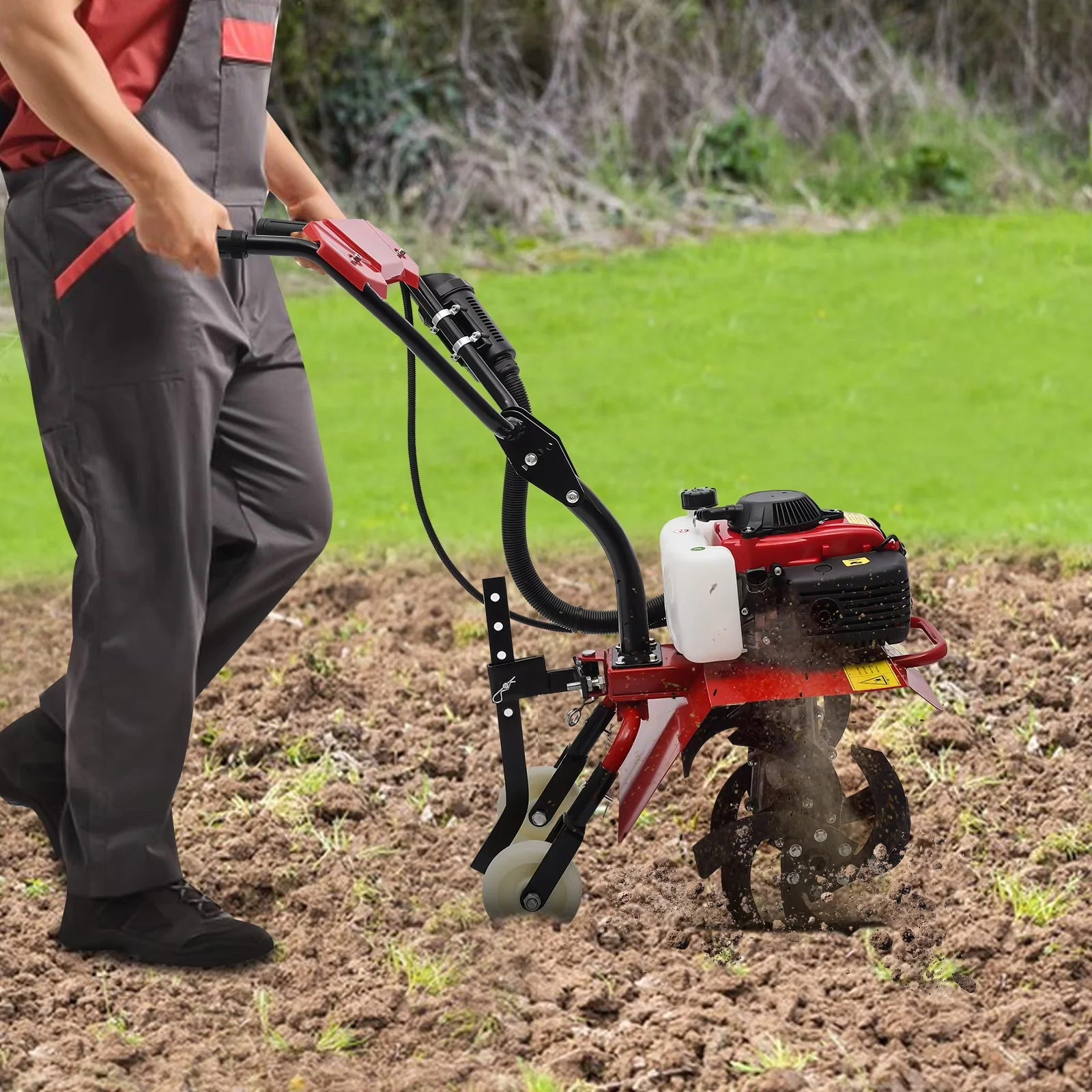 Premium Trillers Cultivator with Large Tank Fuel - 78 Inch - Essential Collection Model 5C72BA