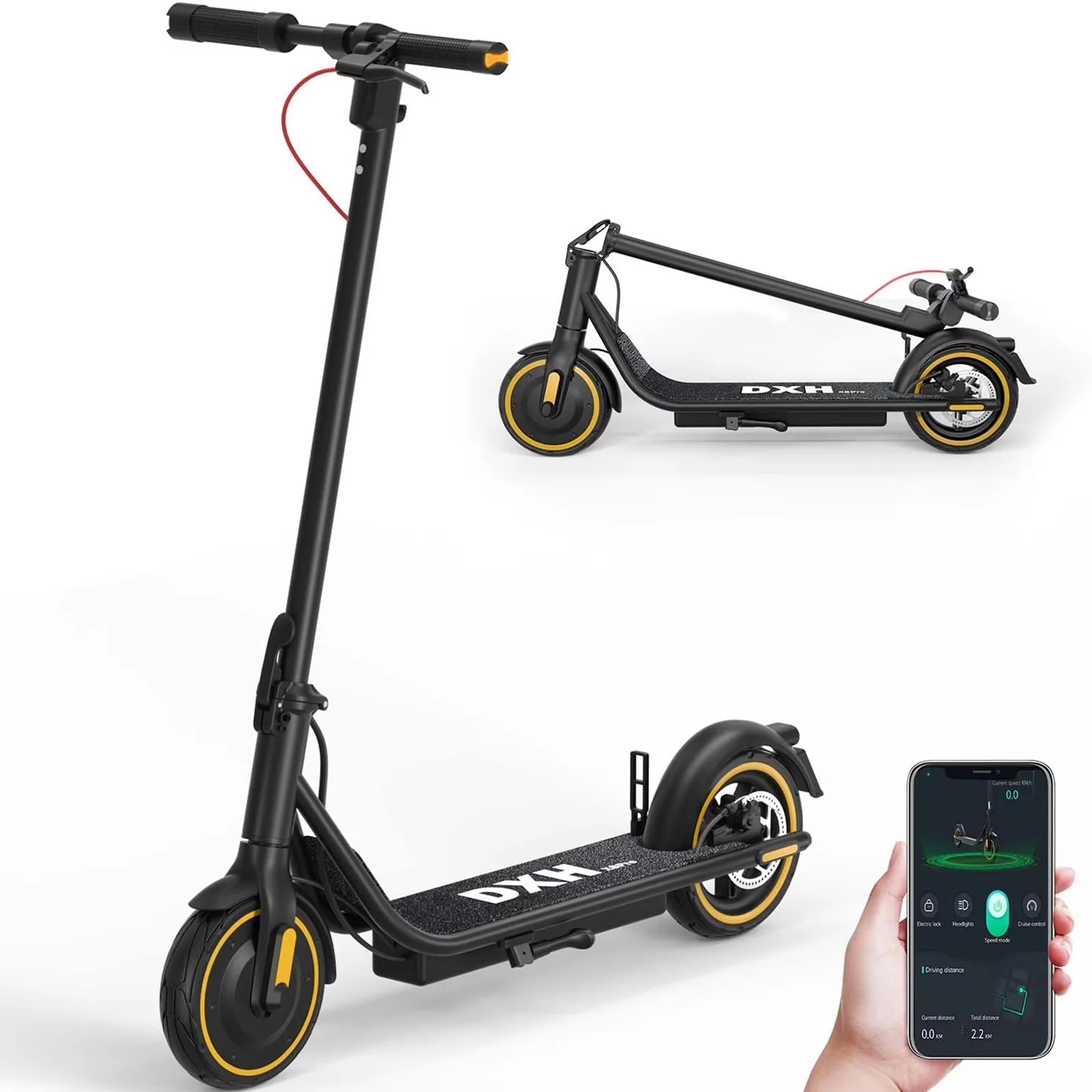 Scooter Reliable with 350W, Portable, Foldable - Aluminum - Industrial Grade Model B50C6A