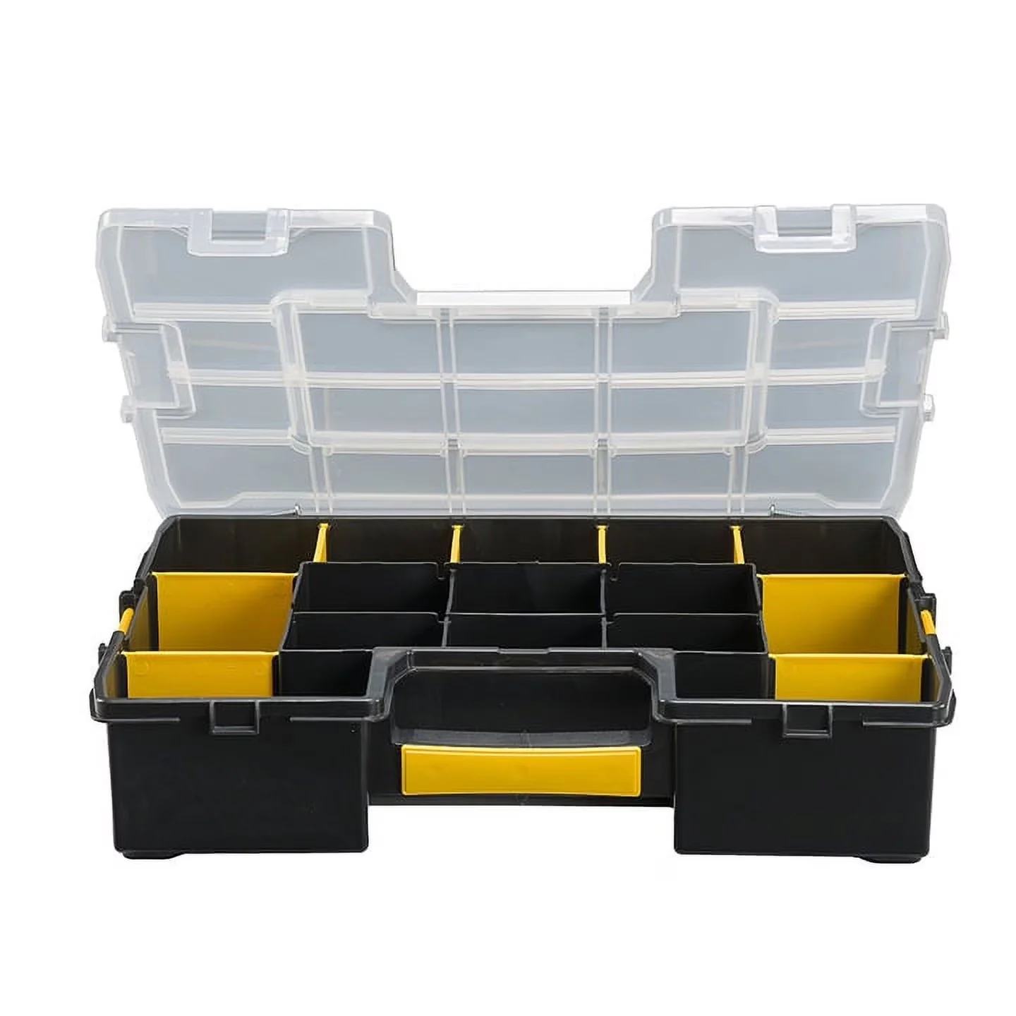 Stylish Toolstorage with Adjustable, Adjustable Compartment Box - Blue Plastic Model E7D0D1