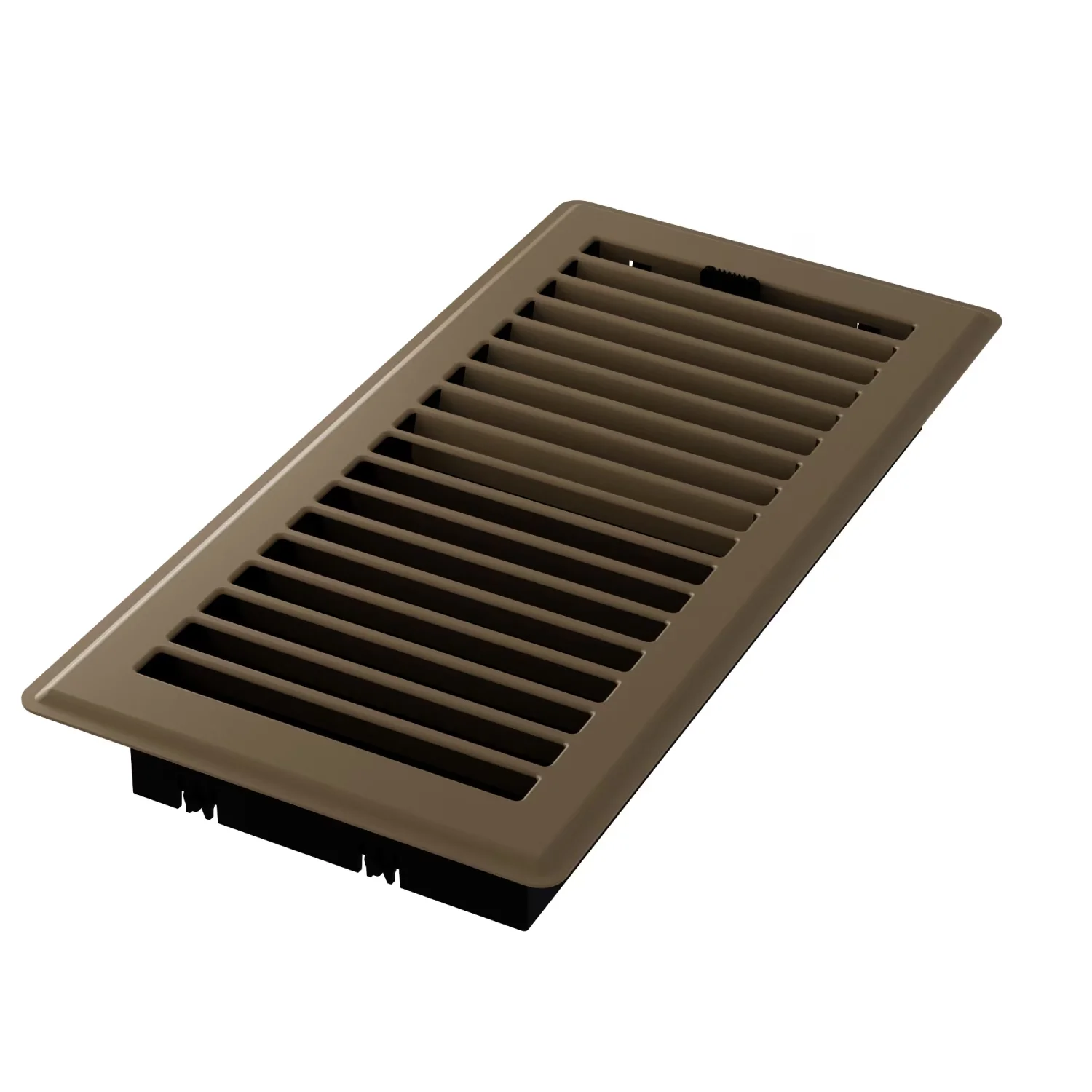 Compact Grey Vinyl Flooring Vinyl Plank Flooring with Plastic Boot, Powder-coated, 1-way - Brown Steel Model C4E7F7