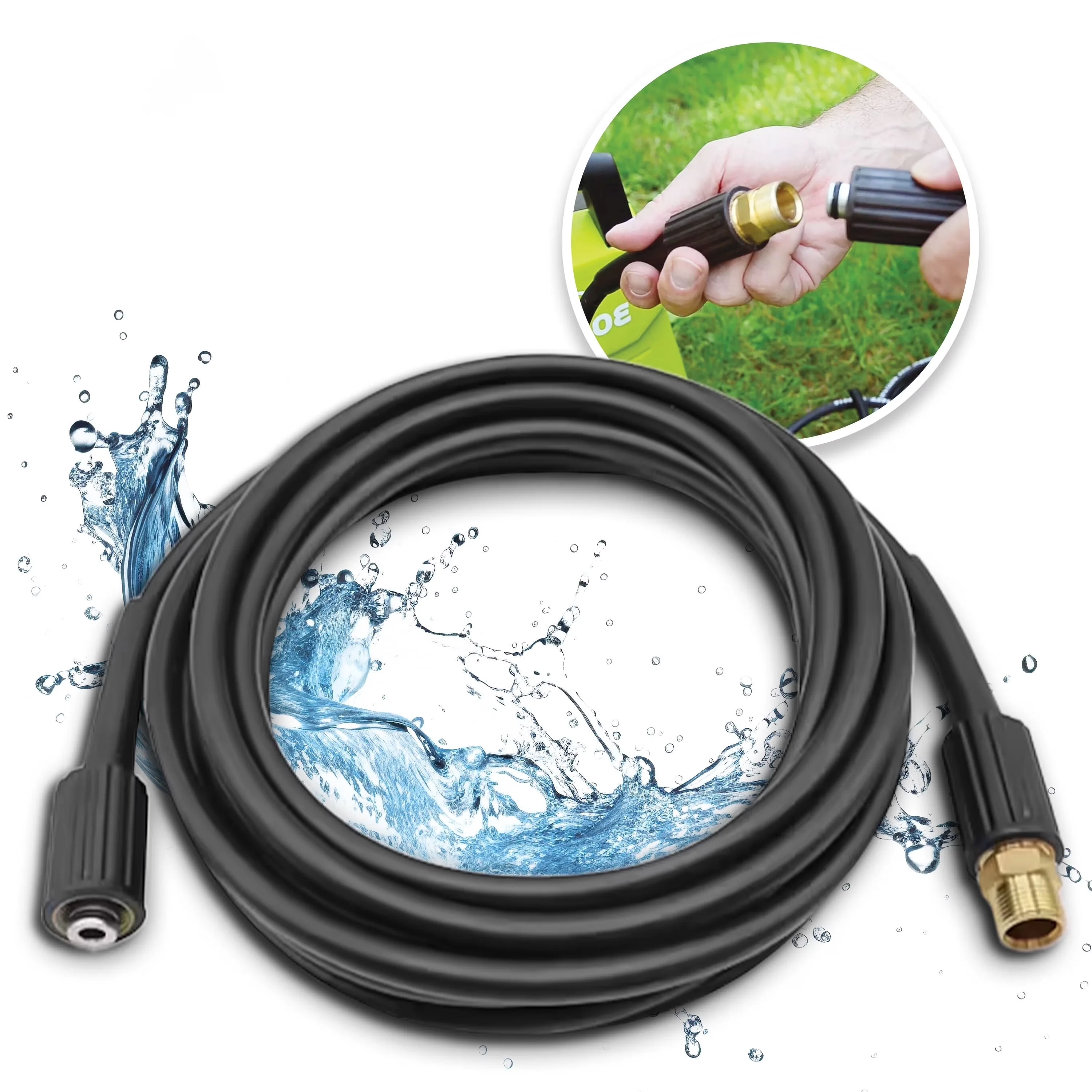 Durable Replacement Parts Accessory with Kink Free Hose, Flexible design resists kinking - Pvc Model 72AC09