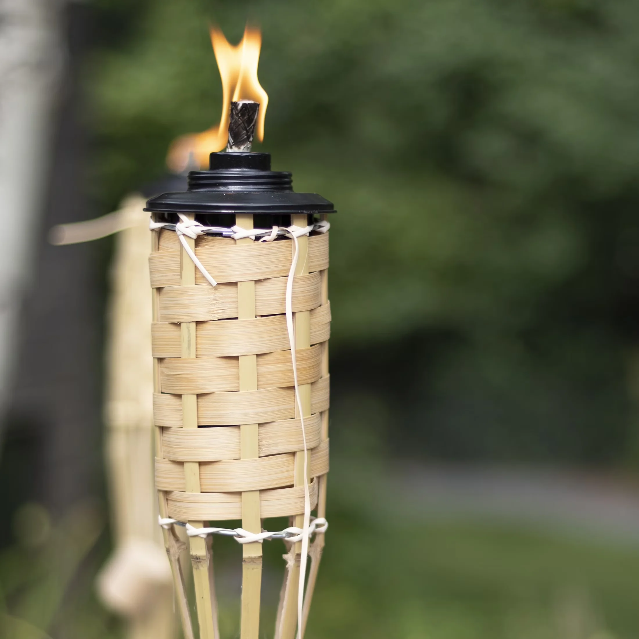 Outdoor Heating Classic with Torch fuel sold separately, Bamboo Lawn & Garden Torch, Includes bamboo snuffer cap - Bamboo Model 0694DF