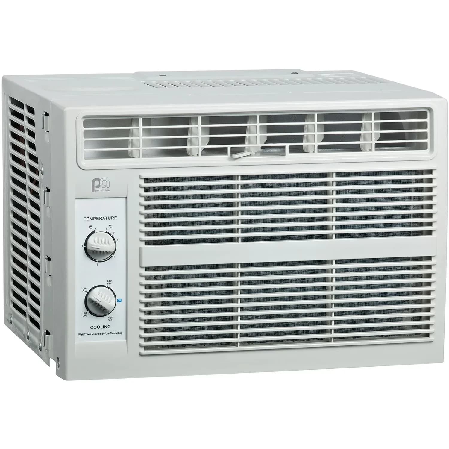 Air Conditioner Quality with 5000 BTU, 115V, Energy Efficient - White - Sleek Profile Model D49B3E