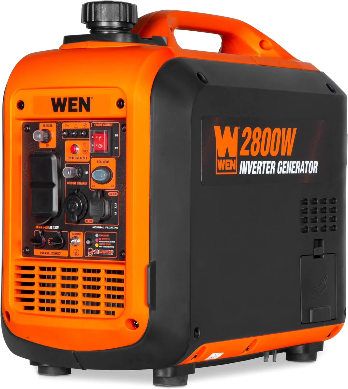 Innovative Generator with 2800W, Low Oil Shutdown, Co Shut-Off - 2800 for Home and Office Model EE57BF