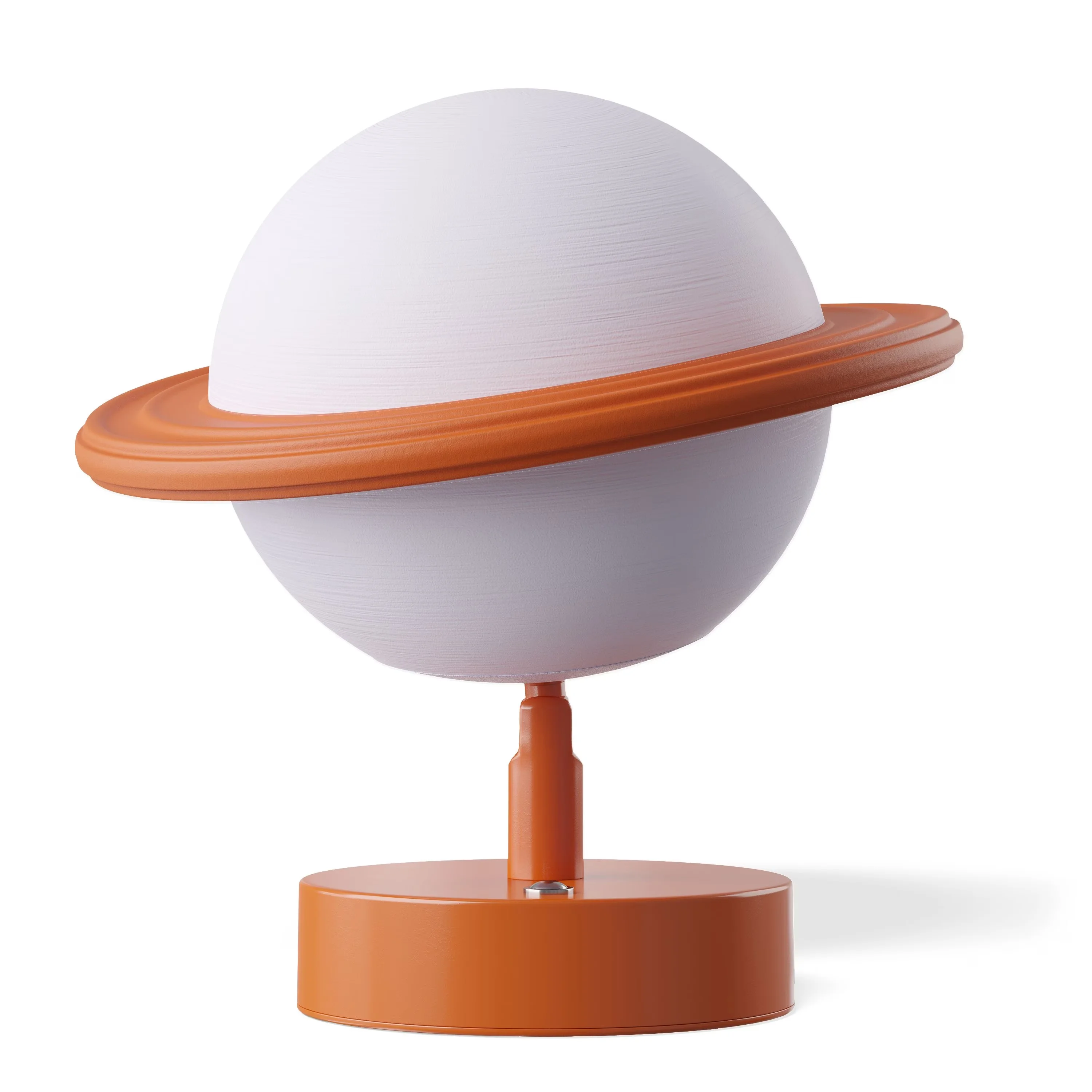 Innovative Led Lighting with LED, Battery, Adjustable Planet Rechargeable Lamp - Orange Plastic Model E3F23E