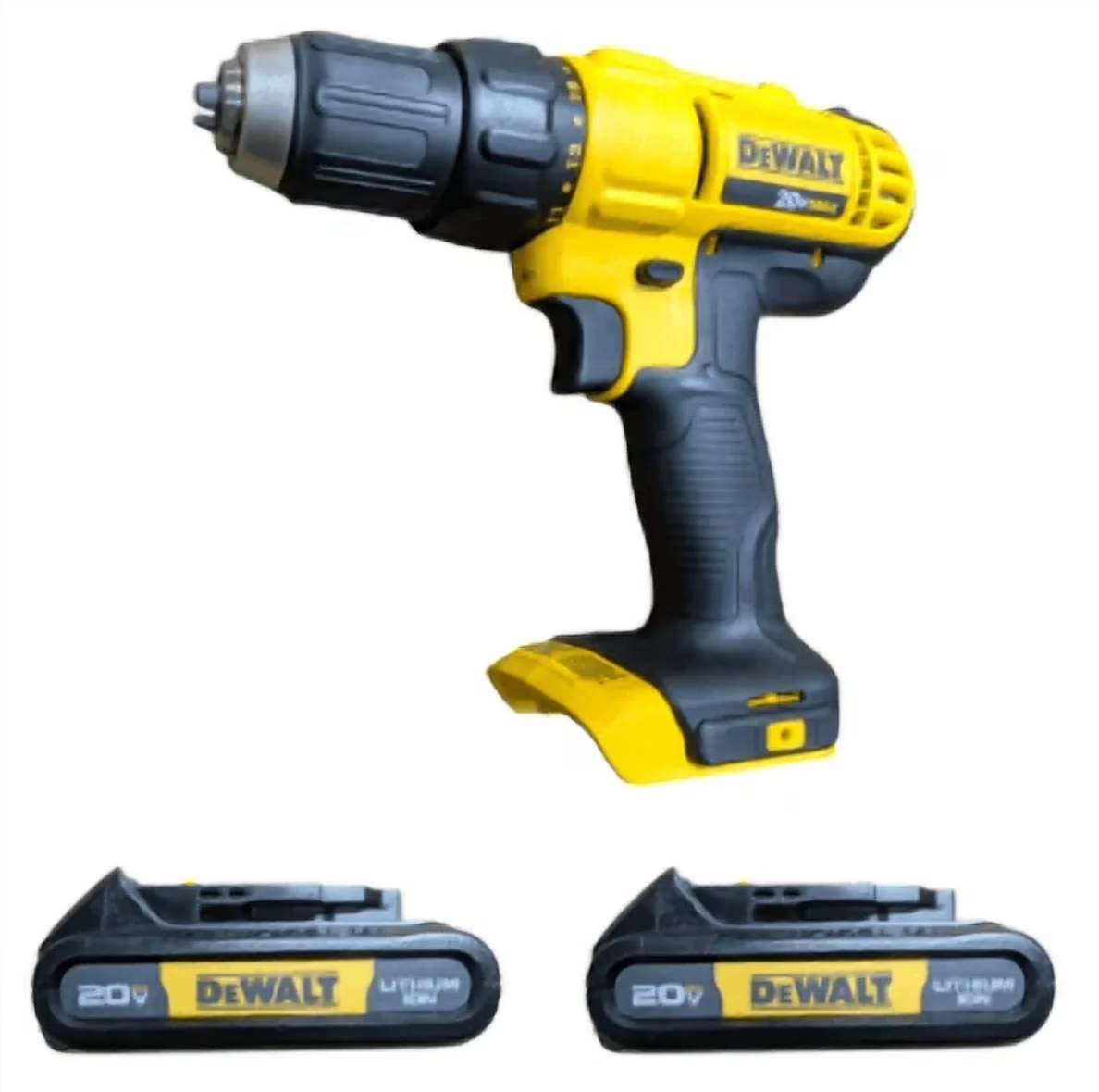 Classic Drills Driver with 20V, Lightweight, Variable Speed - Yellow Drill Set Model B365D6