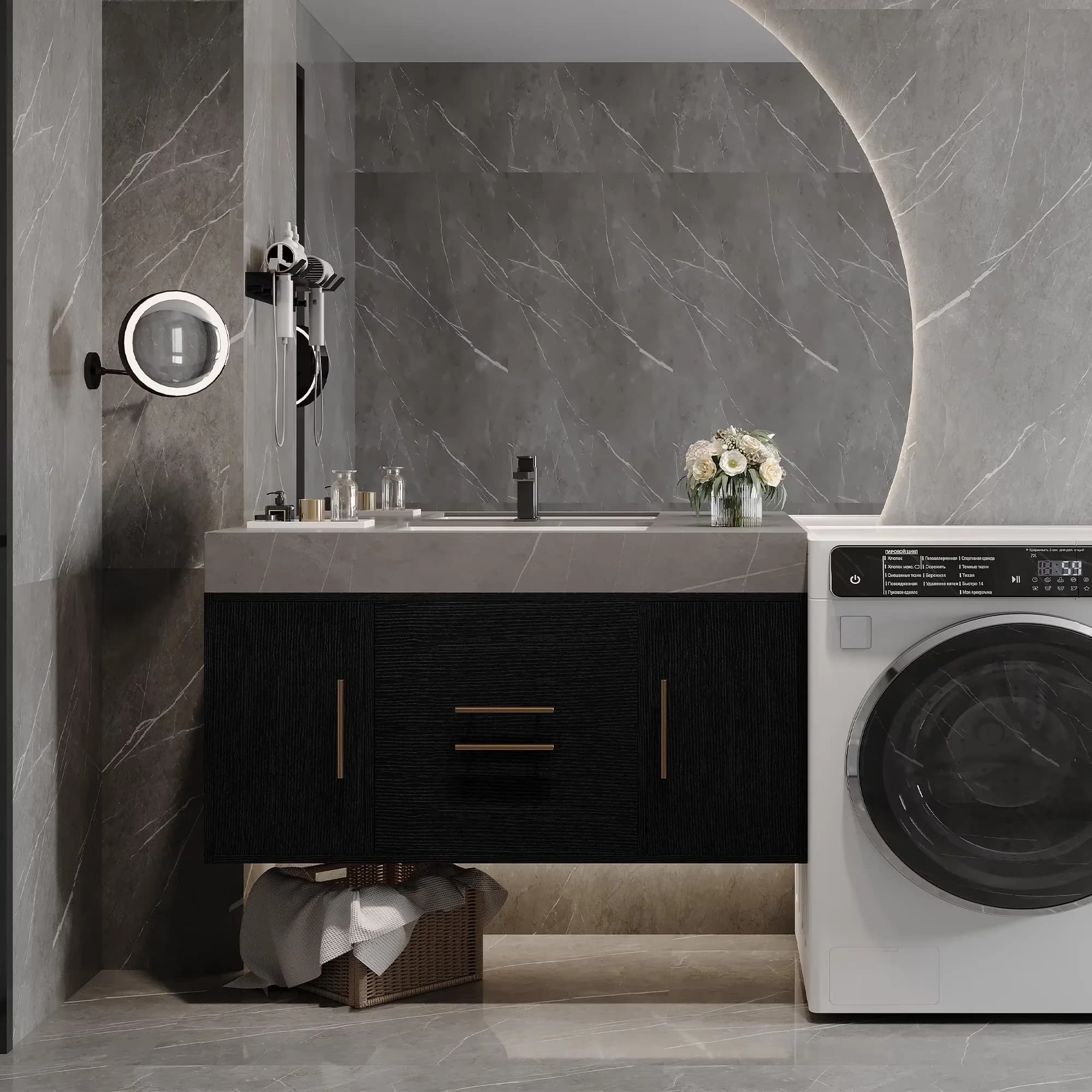Bathroom Renovation Innovative with Floating Vanity for Small - 4 Inch Model CFBF73