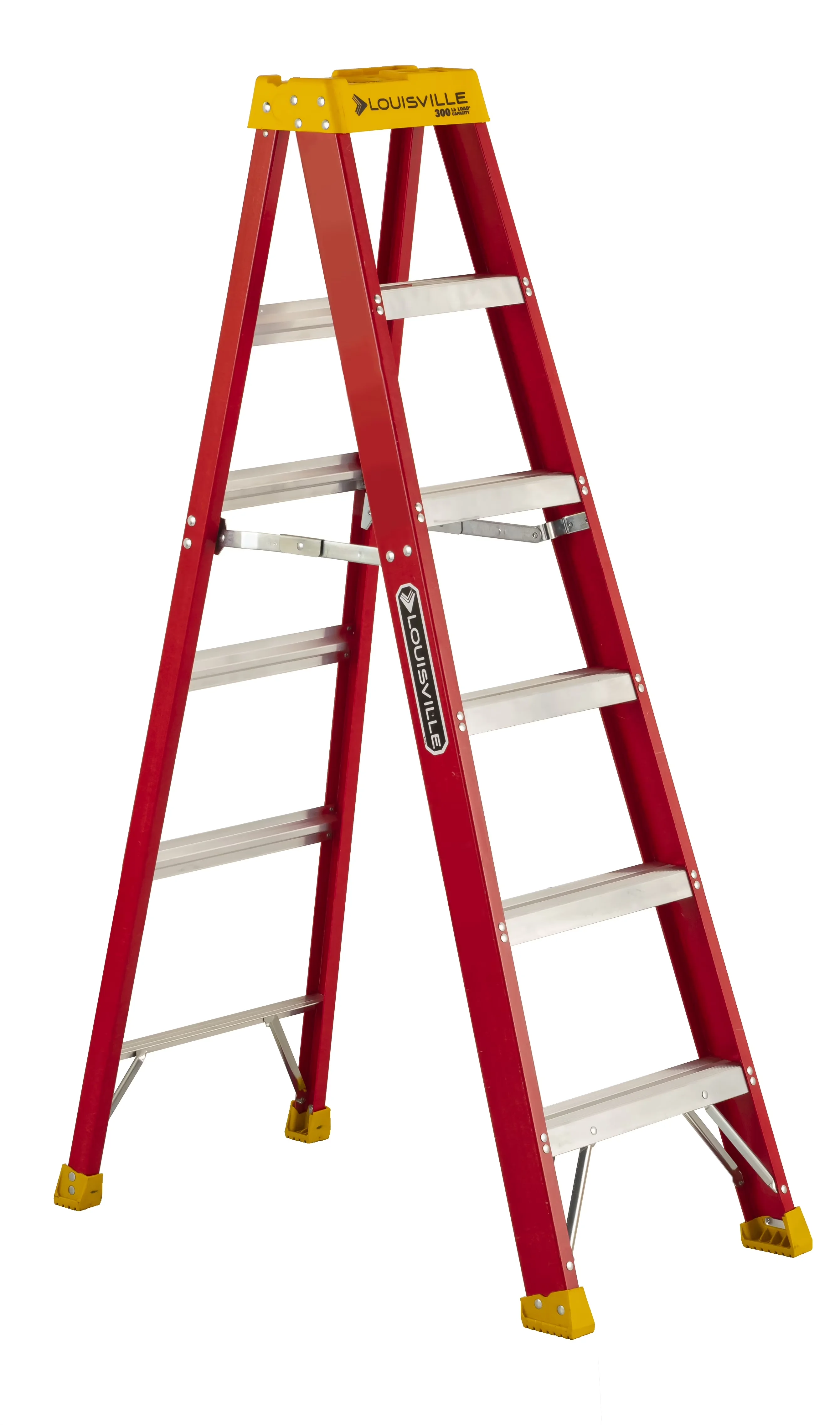Professional Ladders And Step Stool with Hinged, Type Ia - Fiberglass 6' Model 39EEFF