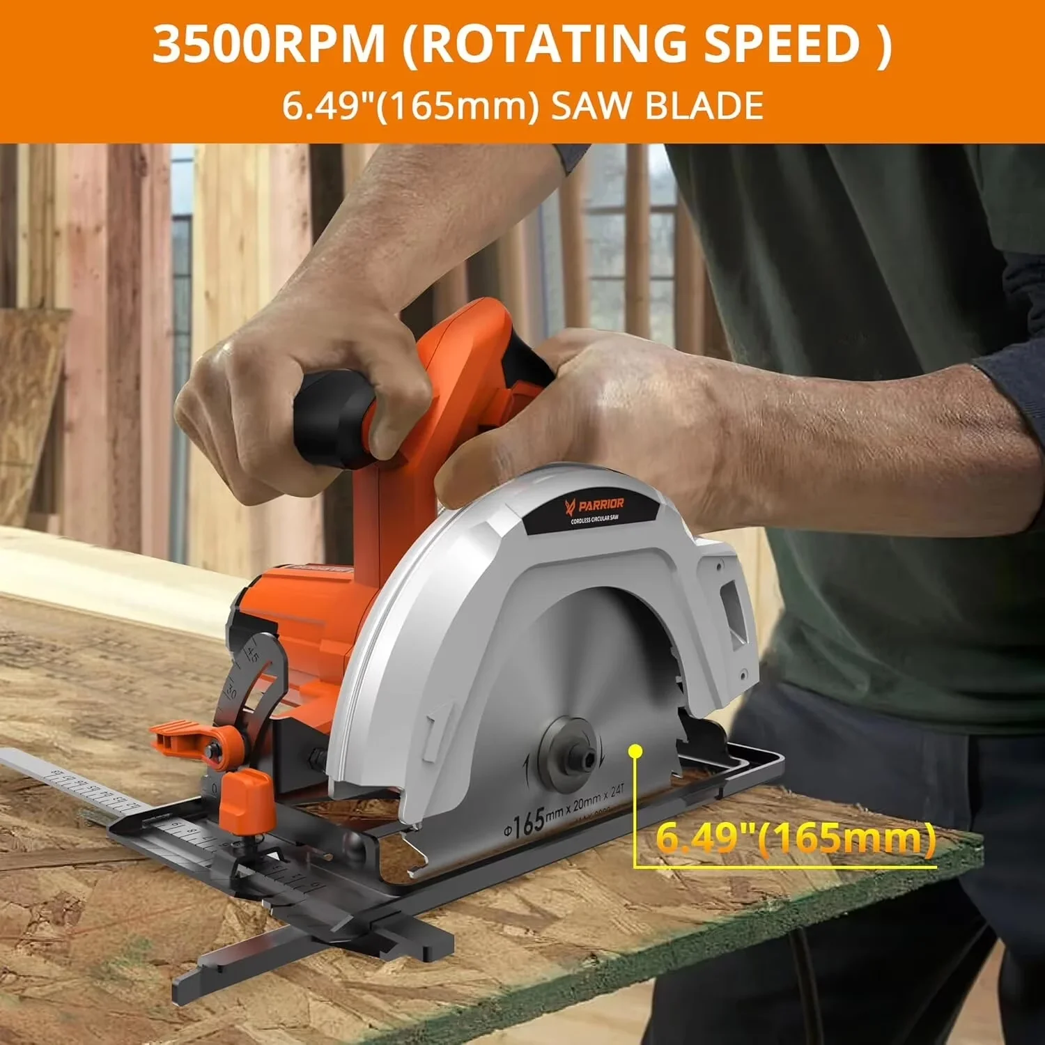 Quality Power Saw with Battery, 20V, Easy Storage - Essential Collection Model 62ECC9