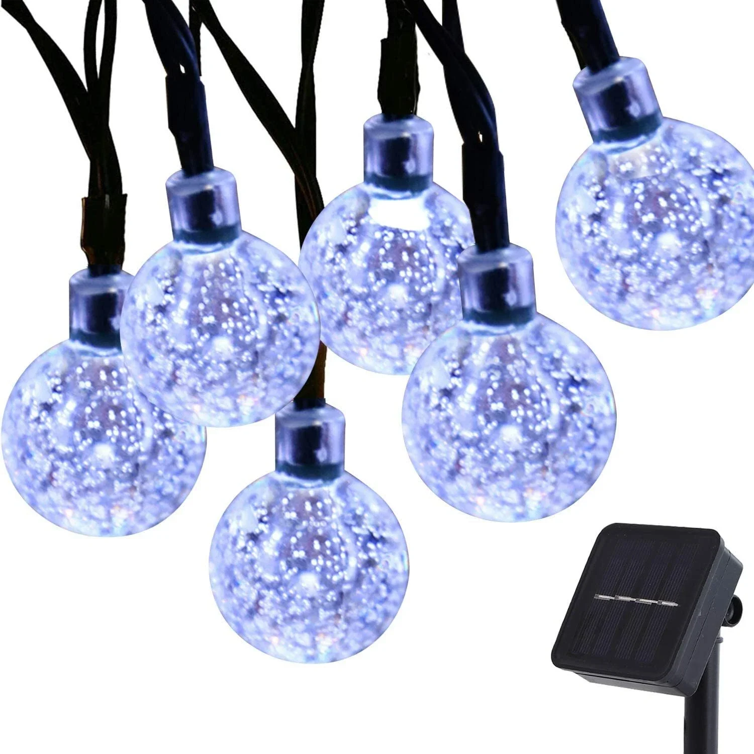 Novelty Light Modern with Solar, Solar Crystal Ball String Lights - Multicolor for Patio, Party Model BA14A3
