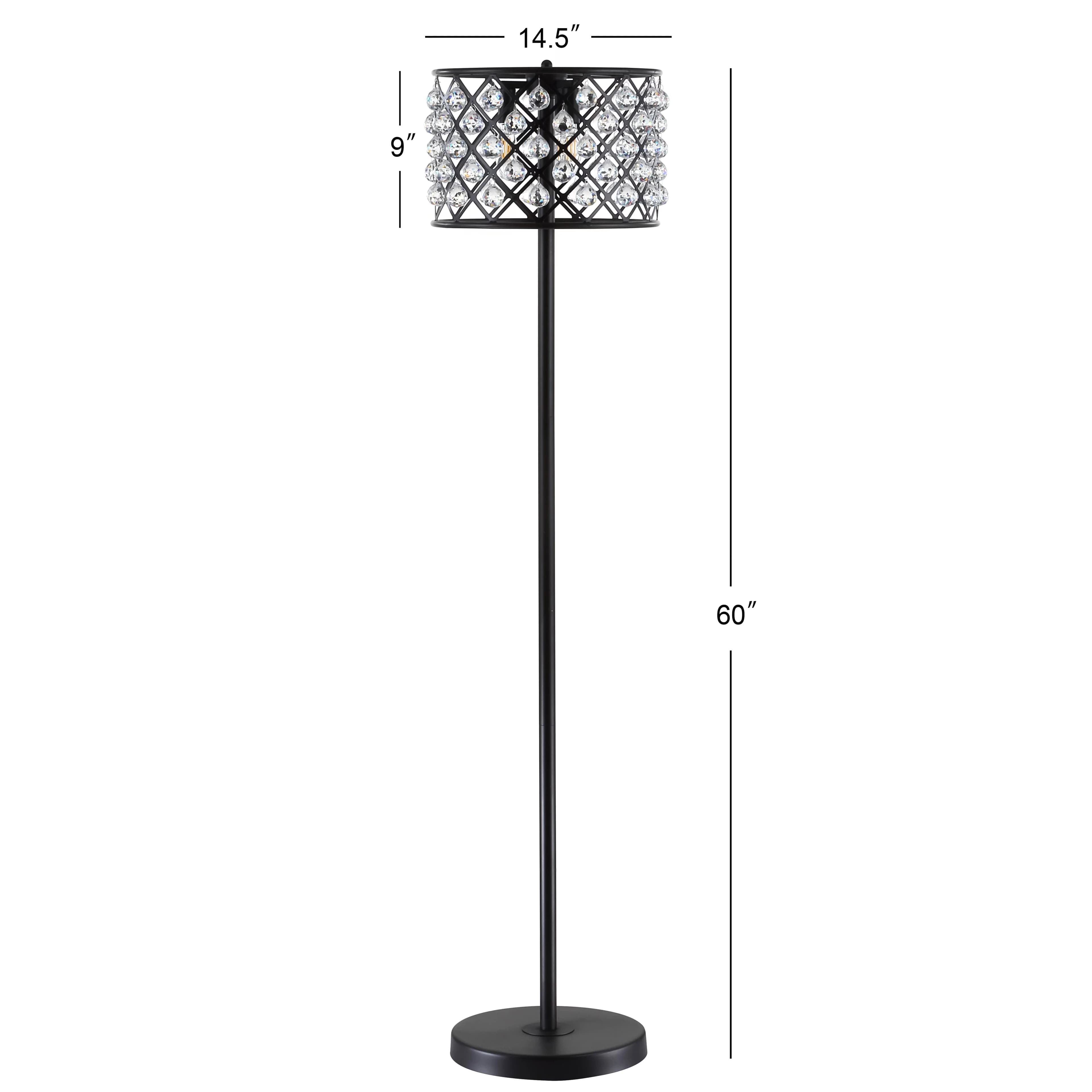 Stylish Floor Lamp with LED, Standard Lamps, Transitional - Bronze Iron Model DEF856