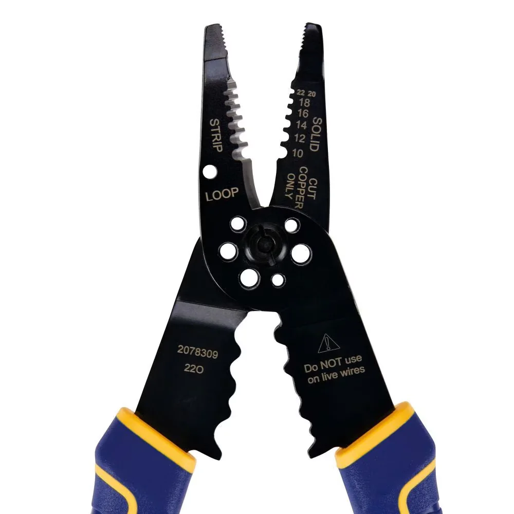 Pro Tool Efficient with Handheld, Use as a stripper, crimper, or cutter - Black Model 60474A