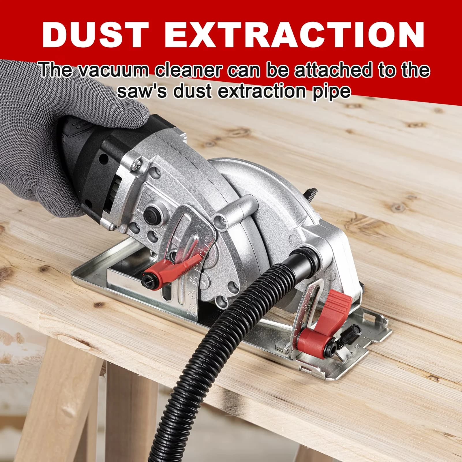 Quality Power Saw with Battery, 20V, Mini Circular - Built to Last Model B8DDB6