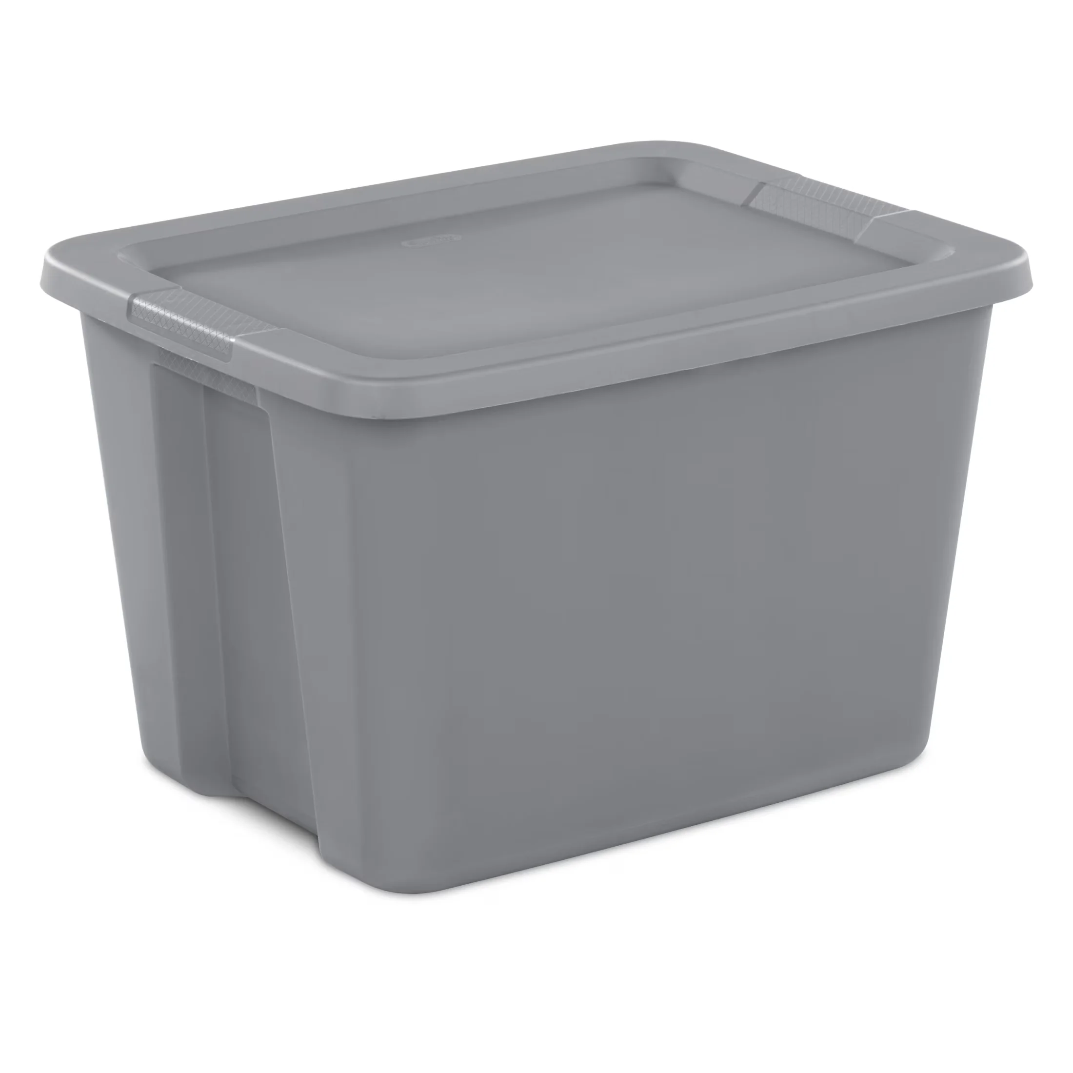 Garage Storage Supply Compact with Stackable, Carrying Handles, Gray - Plastic Gray Model 0B1310