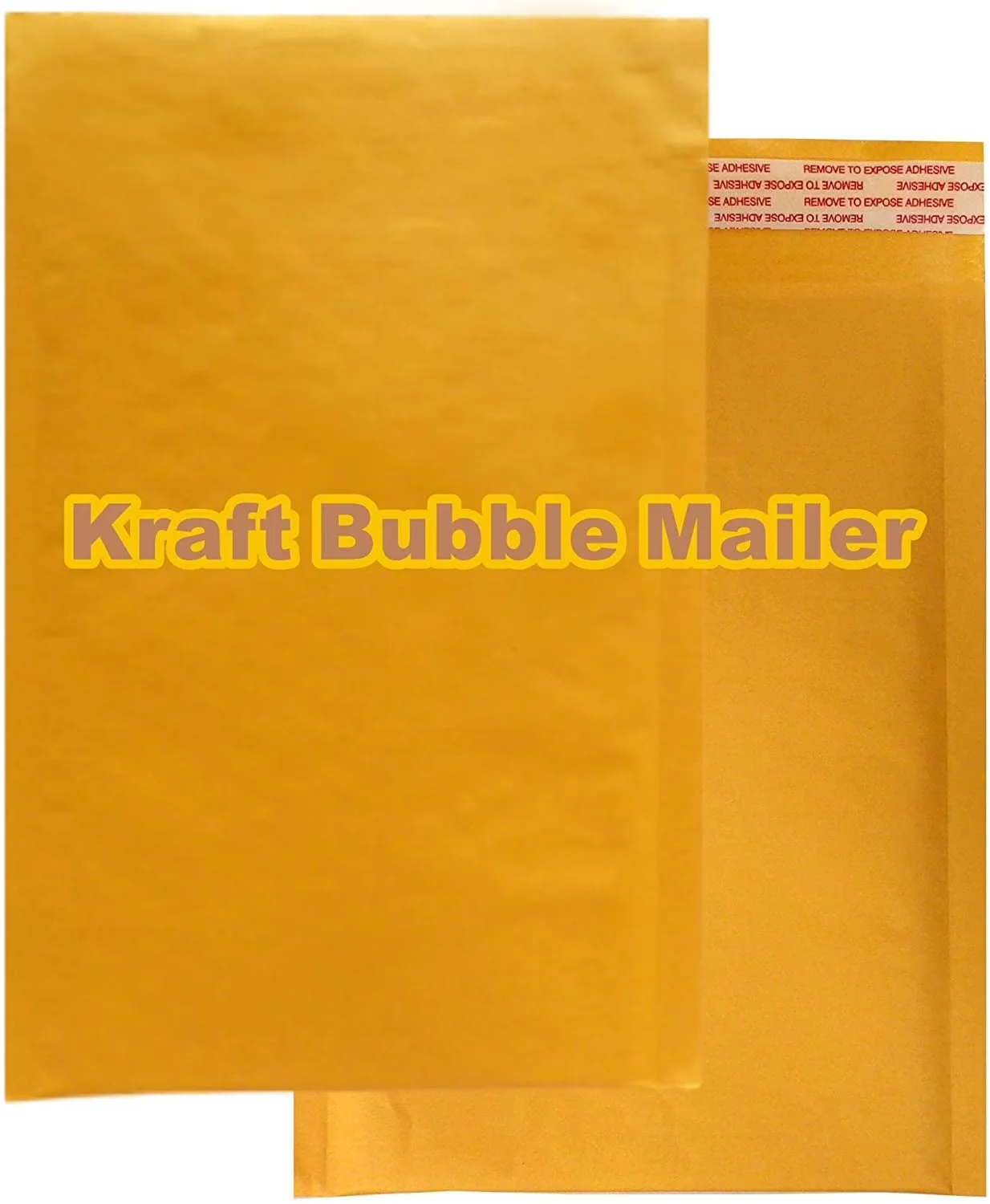 Stylish Moving with Self-sealing for easy-to-use, Dimensions: 14.25" x 19" - Yellow Kraft Paper Model 76C711