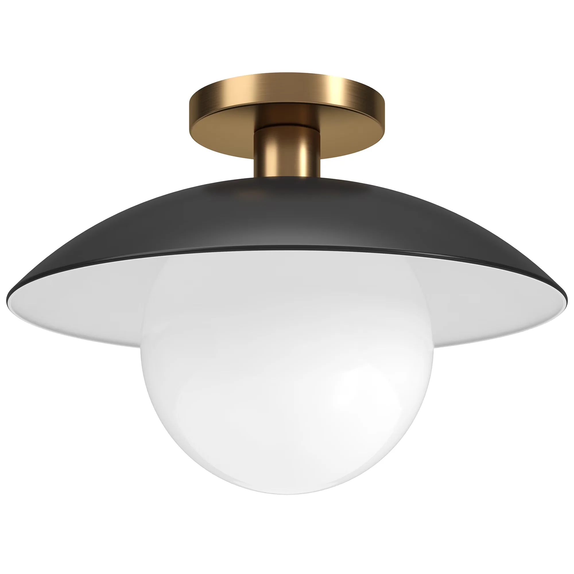 Versatile Ceiling Lights Fixture with Incandescent, Modern - Metal Black Model 6FB082