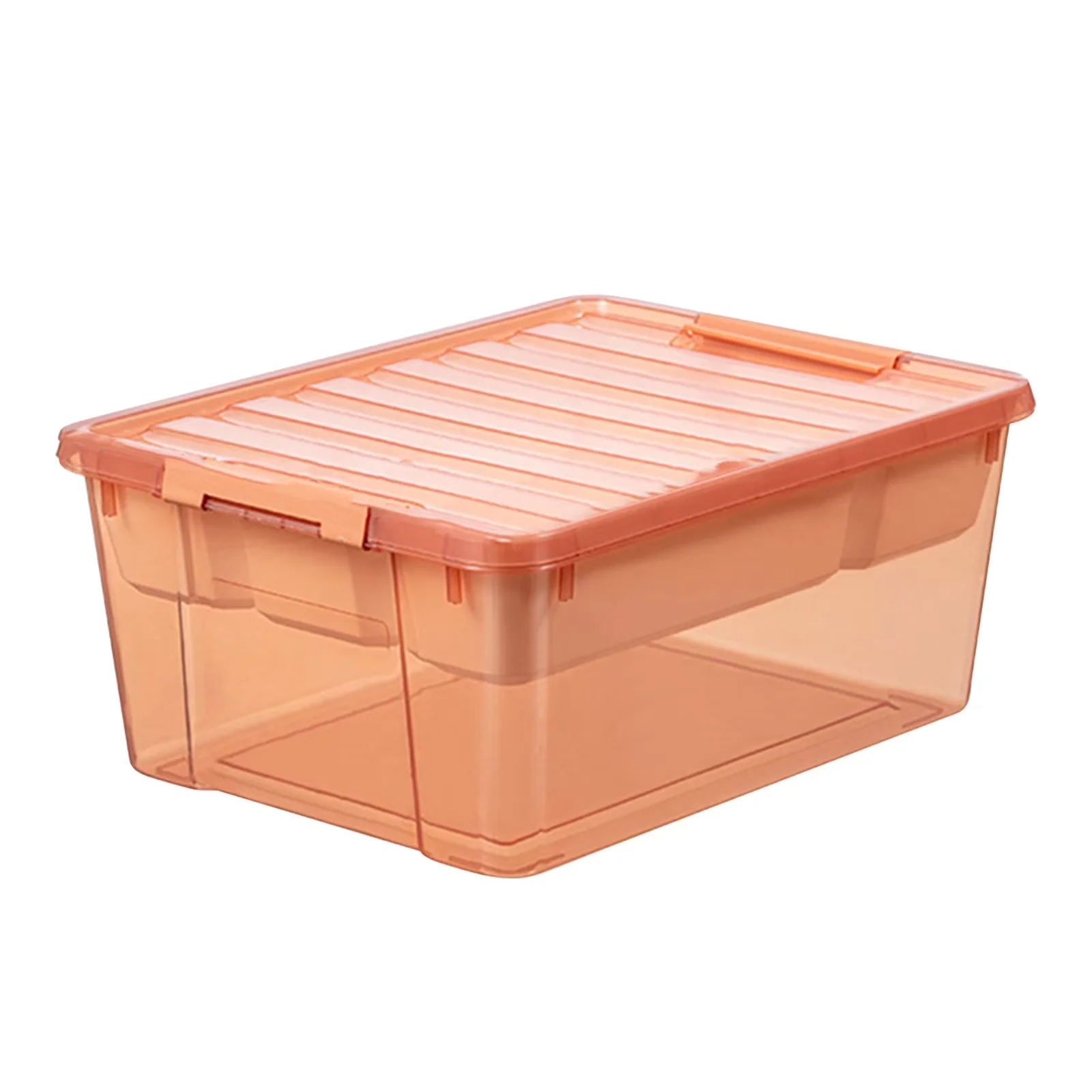 Garage Storage Supply Reliable with Stackable, Building Blocks, Toys Organizer Bins - Orange Plastic Model 781091