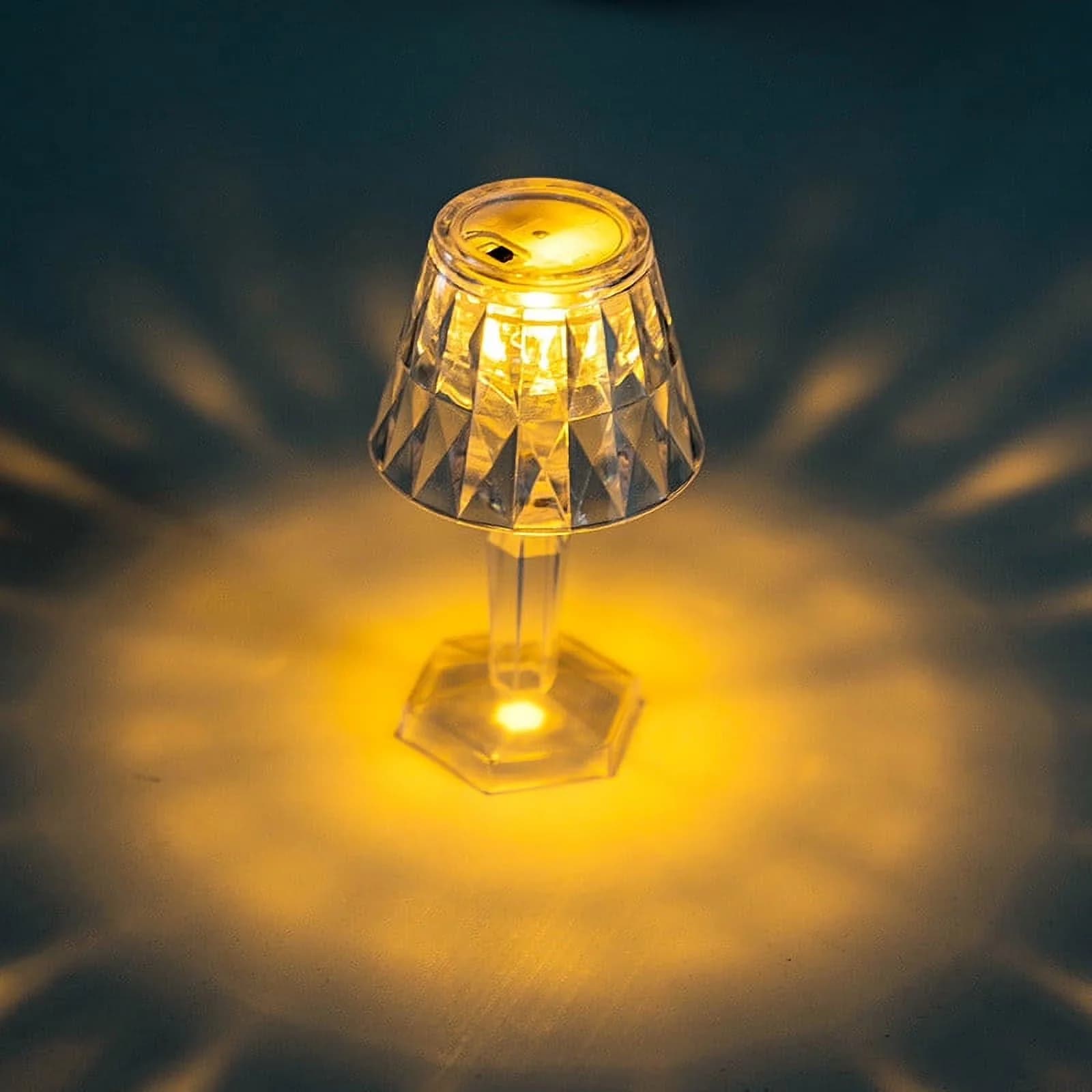 Desk Lamp Quality with LED, Modern, Bedside Lamps - Acrylic Clear Items Model 30528A
