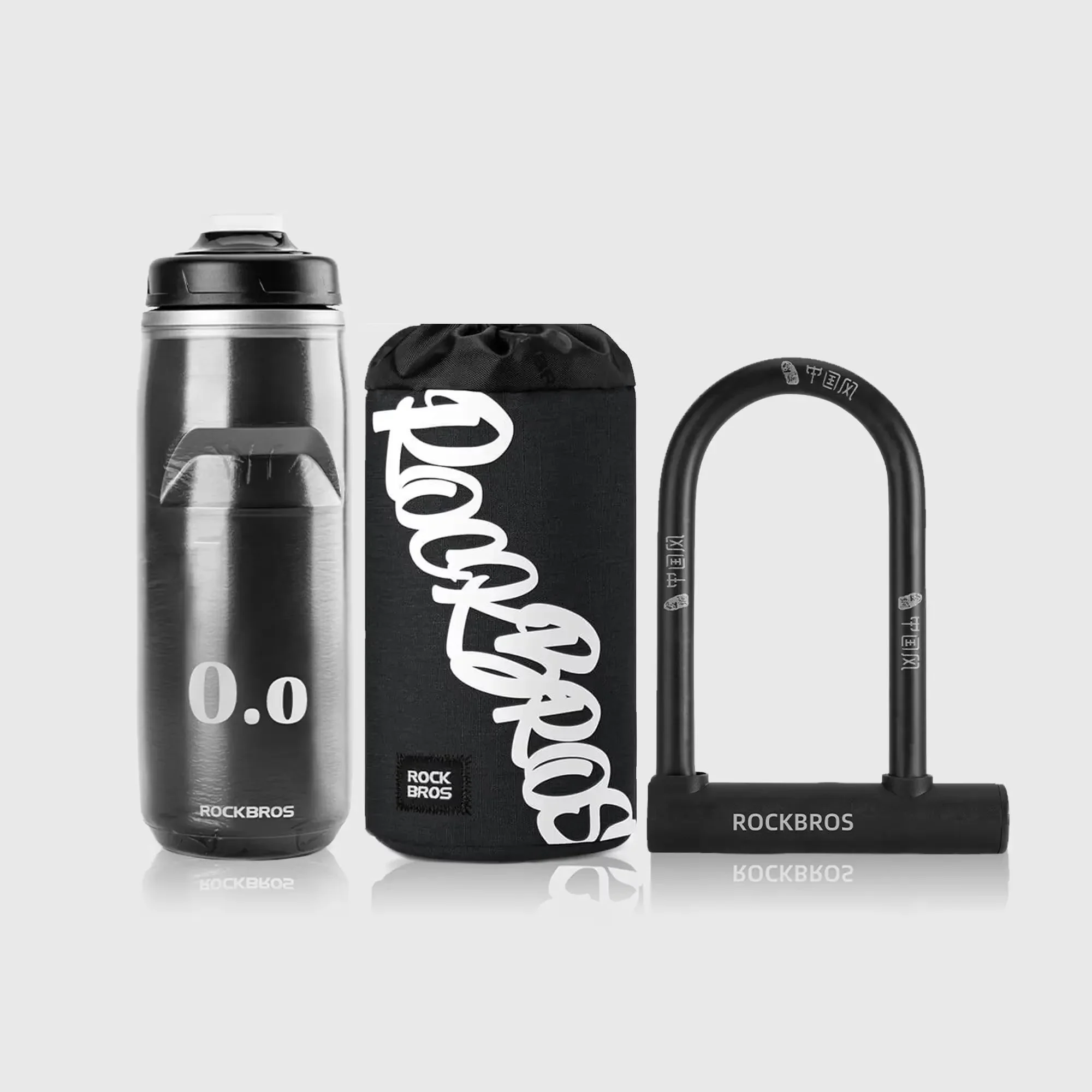 Innovative Electric Bike with U Lock, Heavy Duty Bicycle U Lock, Electric bicycle water bottle - Locks+Water Cup Carbon Steel Model 8AD87B