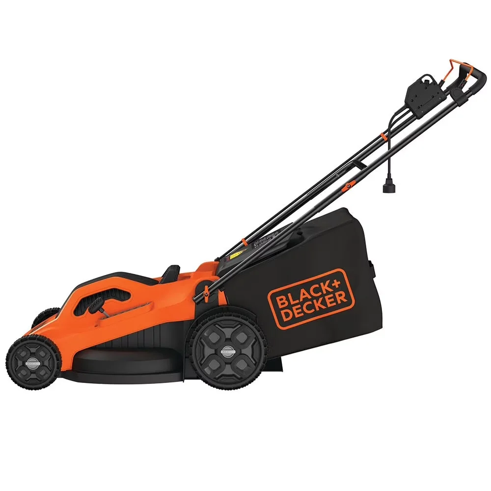 Quality Push Mower with 120V, Adjustable Cutting Height, 13 Amp motor to power through tall grass - Orange Model 2FEE1F