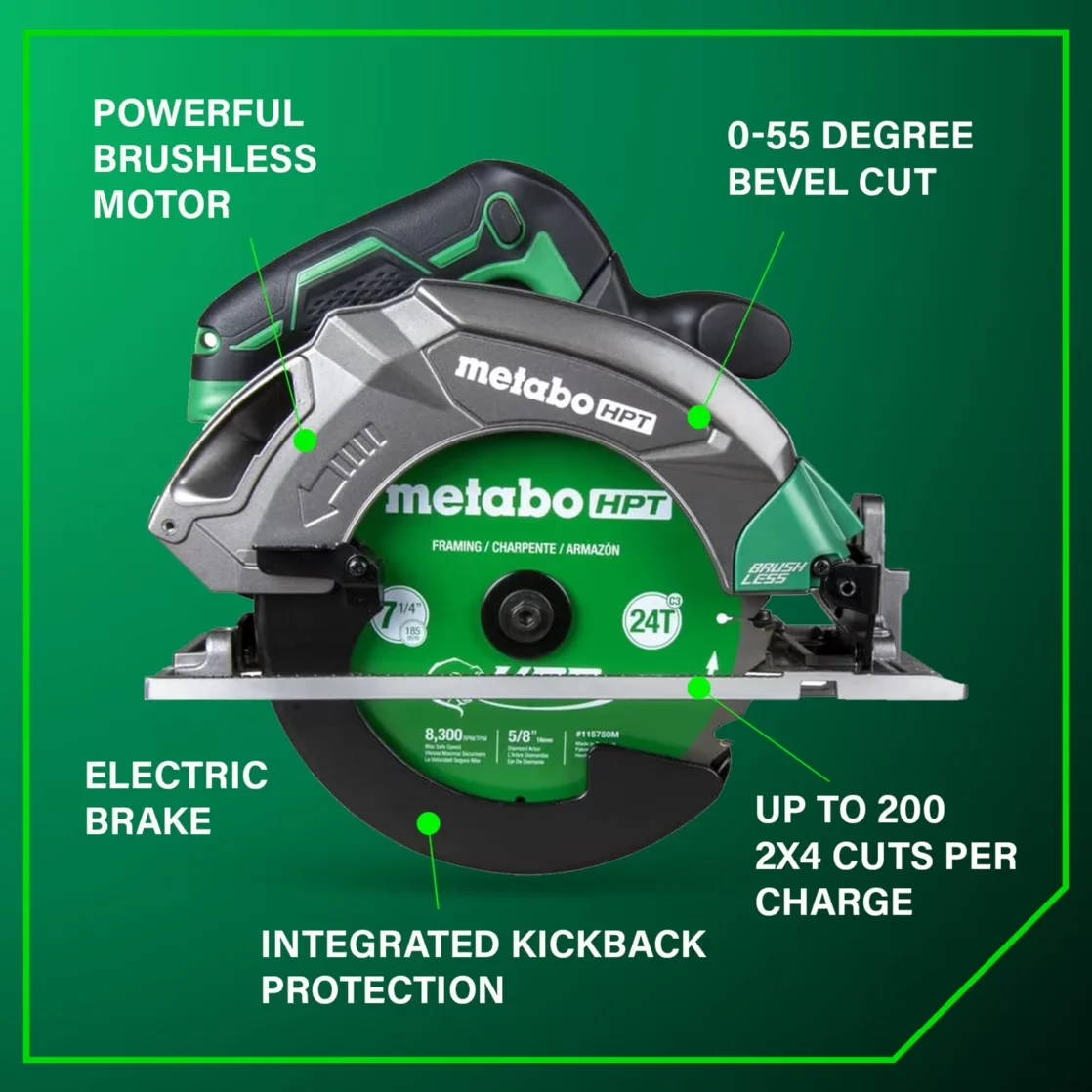 Power Saw Reliable with Battery, 18V, 18V Circular Saws - Multicolor for Home and Office Model 1E8C88