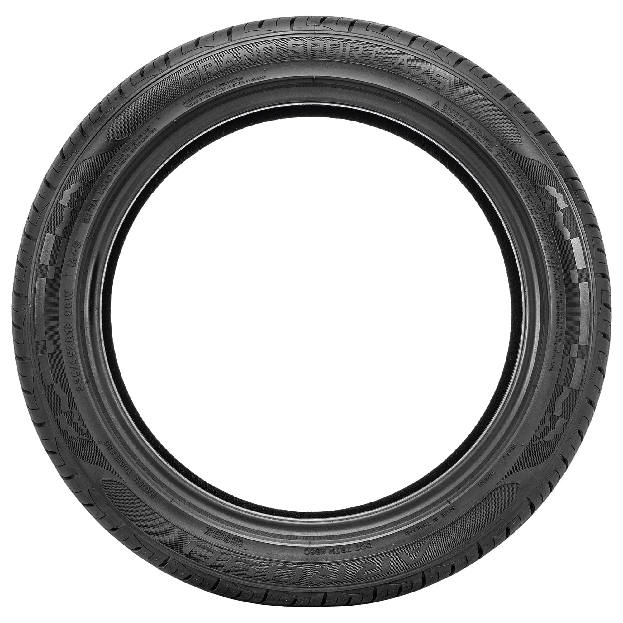 Durable Suv Tire with 103W, Fits Multiple Makes And Models, Sidewall style: Black Sidewall - Model 369A99