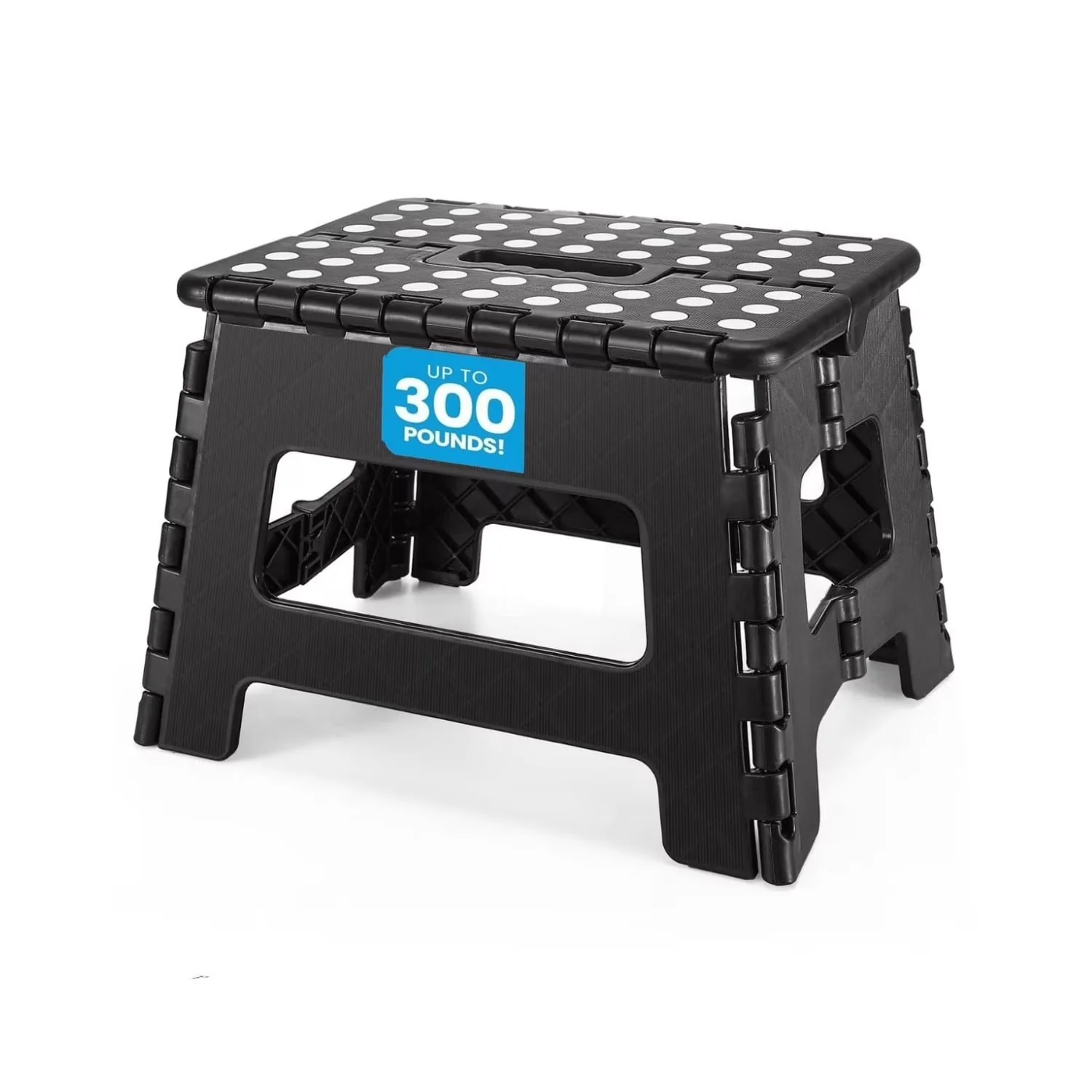 Ladders And Step Stool Classic with Anti-Slip, Foldable - Plastic Black for Kitchen, Bathroom Model F2129D