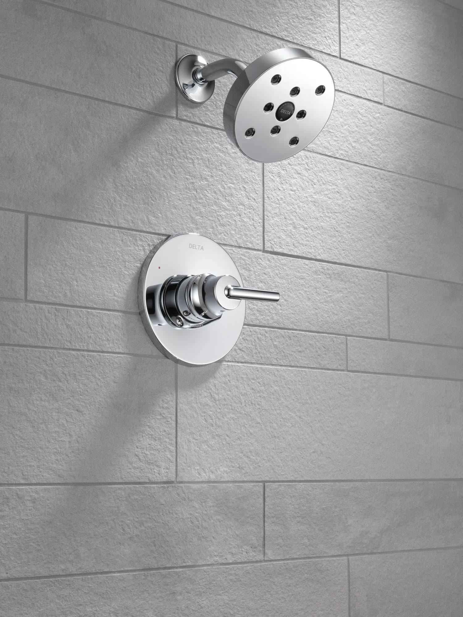 Shower Head Quality with Pressure Balance, ADA Compliant - Silver Brass Model A8A2EF