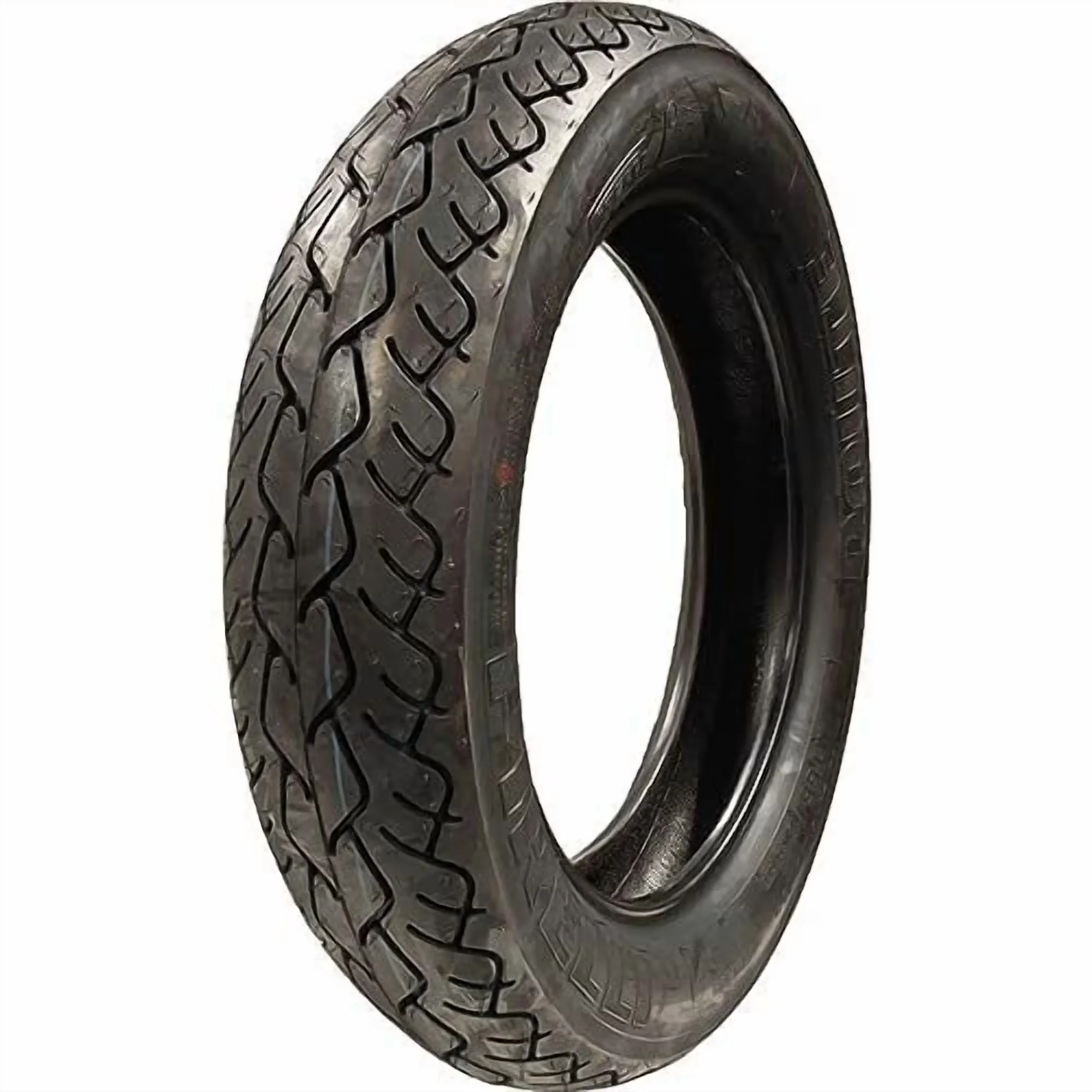 Compact Motorcycle Tire with Smooth, Size - 130/90 - 15 M/C 66S - Black Model 431671