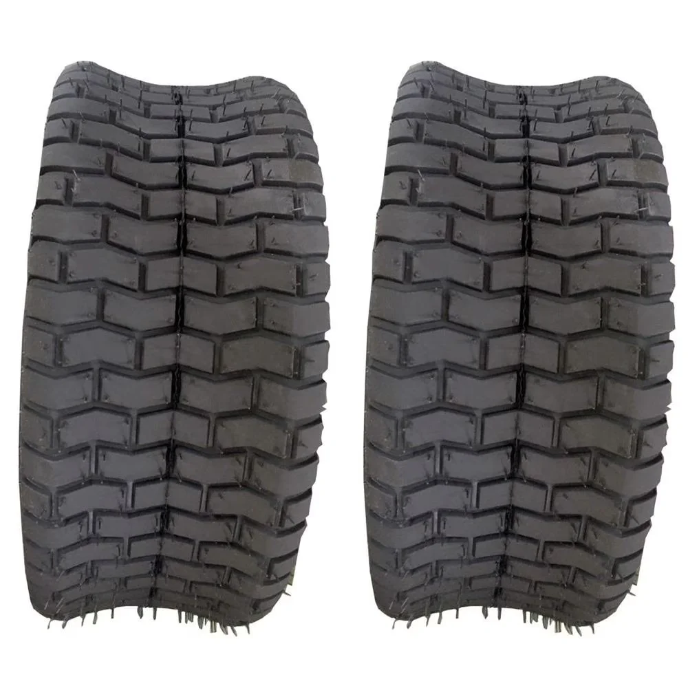 Innovative Lawn Mower Tire with Easy To Control, Tread Depth(in):0.21, 2 Pack 16x6.50-8 Turf Tires - Model E46432