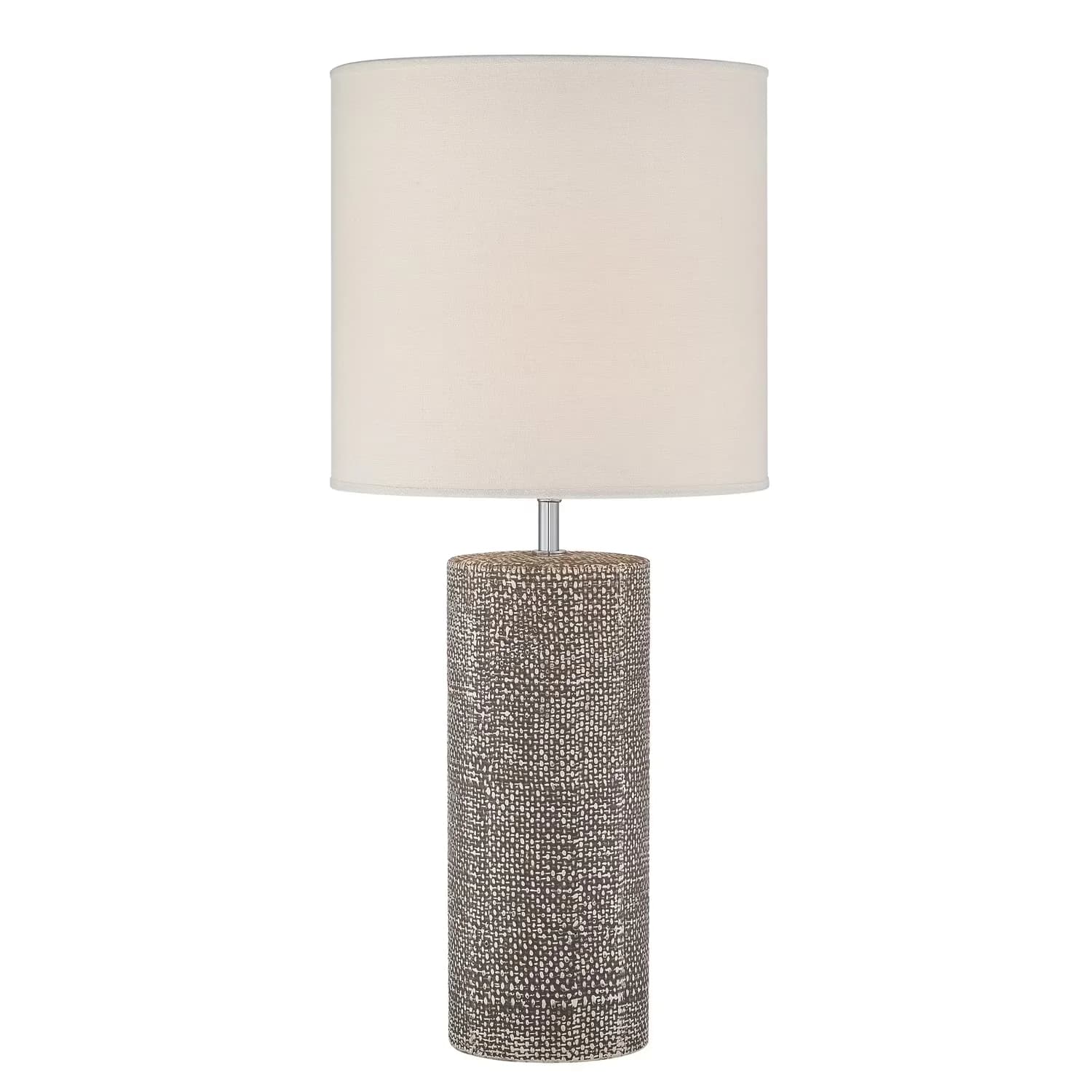Premium Table Lamp with Incandescent, Product dimension:13"L x 13"D x 28.5"H - Ceramic Brown Model 507526