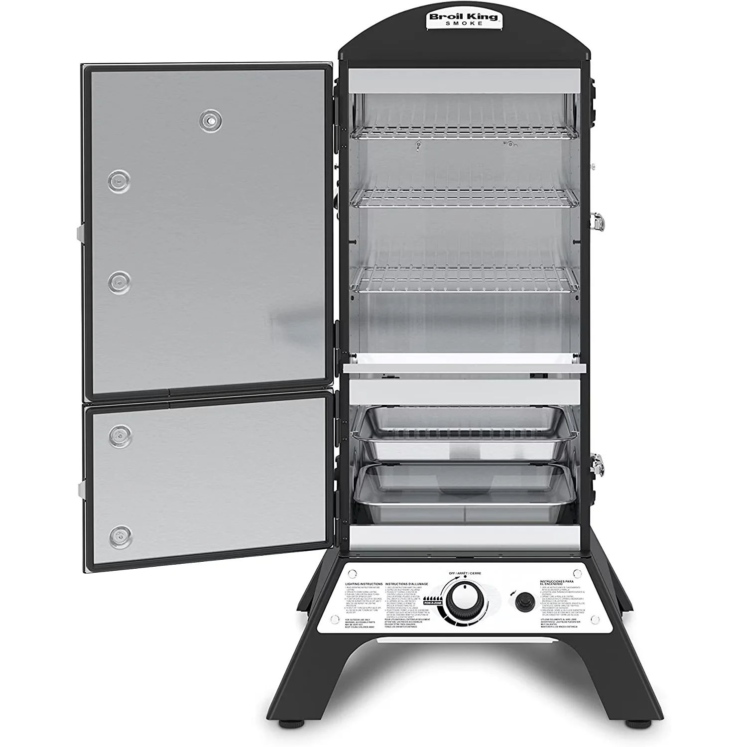 Charcoal Grill Durable with 14000 BTU - Aluminum,Stainless Steel,Steel Black Model 33F62F