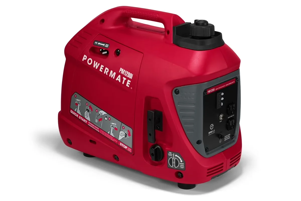Stylish Generator with 1200W, Low Oil Shutdown, PM1200i - Watt - Heavy Duty Model D48C69