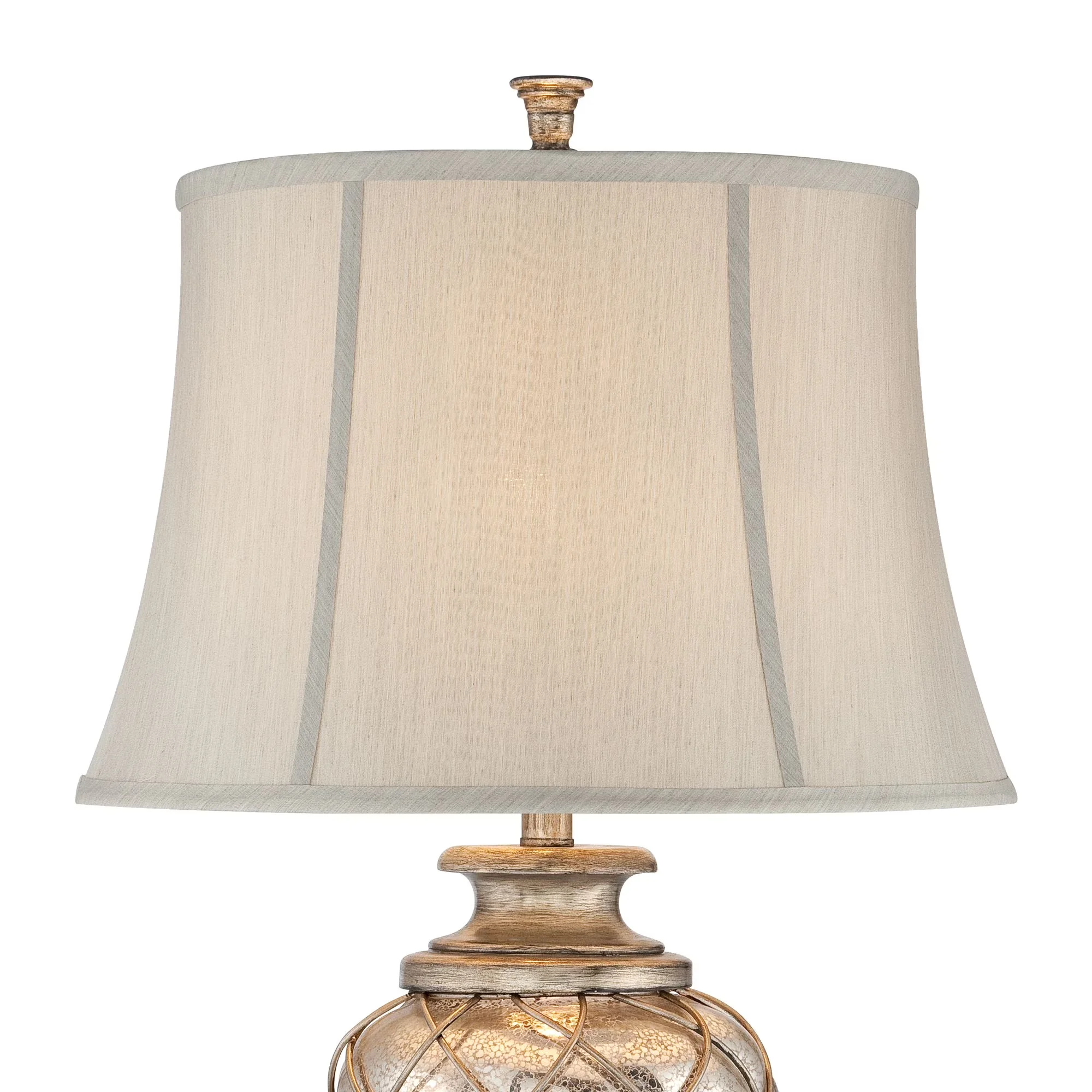Lamp Set Innovative with LED - Mercury Glass Silver 3/4 - Long-Lasting Performance Model 9BFA60