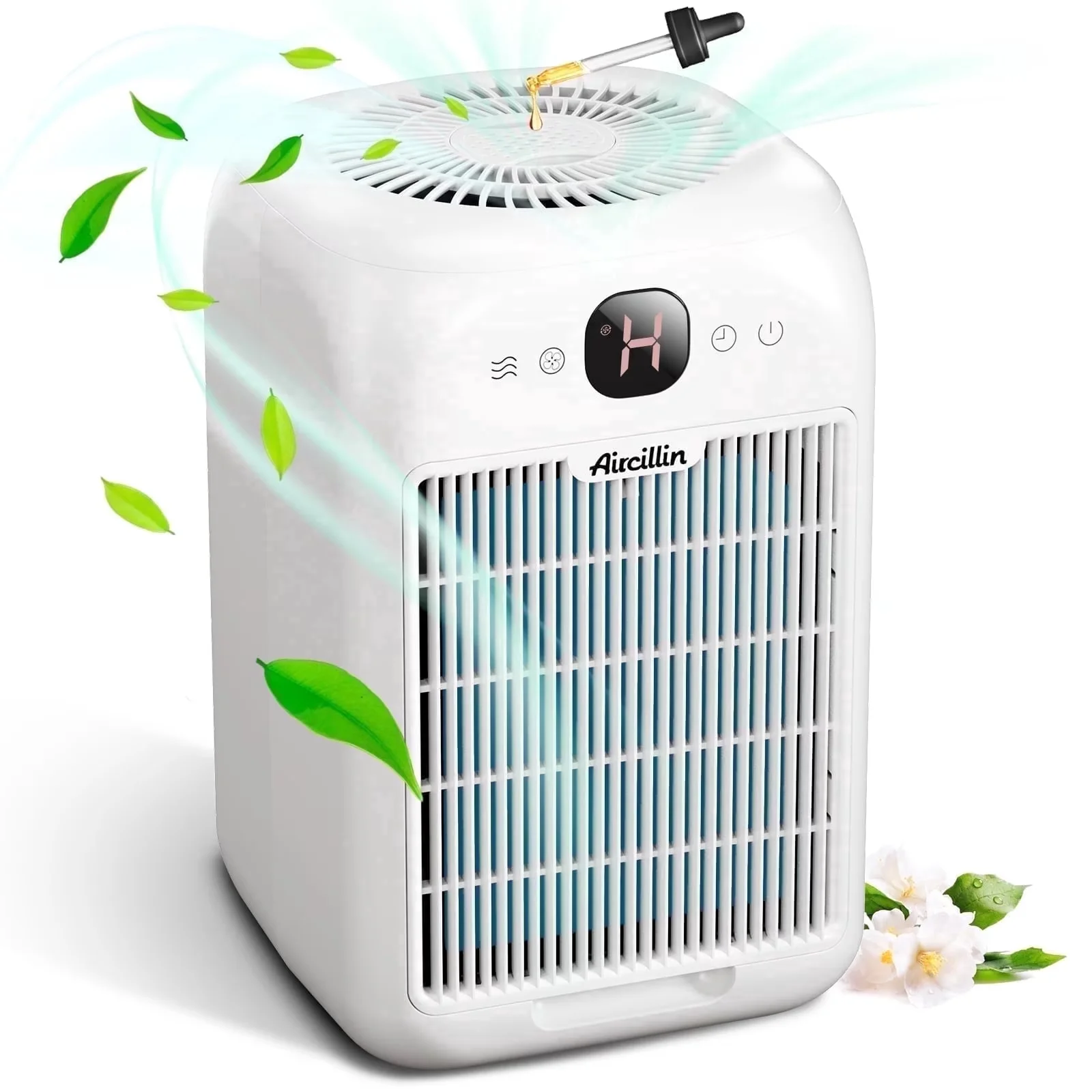 Premium Air Purifier with Filter Change Indicator, Automatic Shut-Off - White Model 167A3F