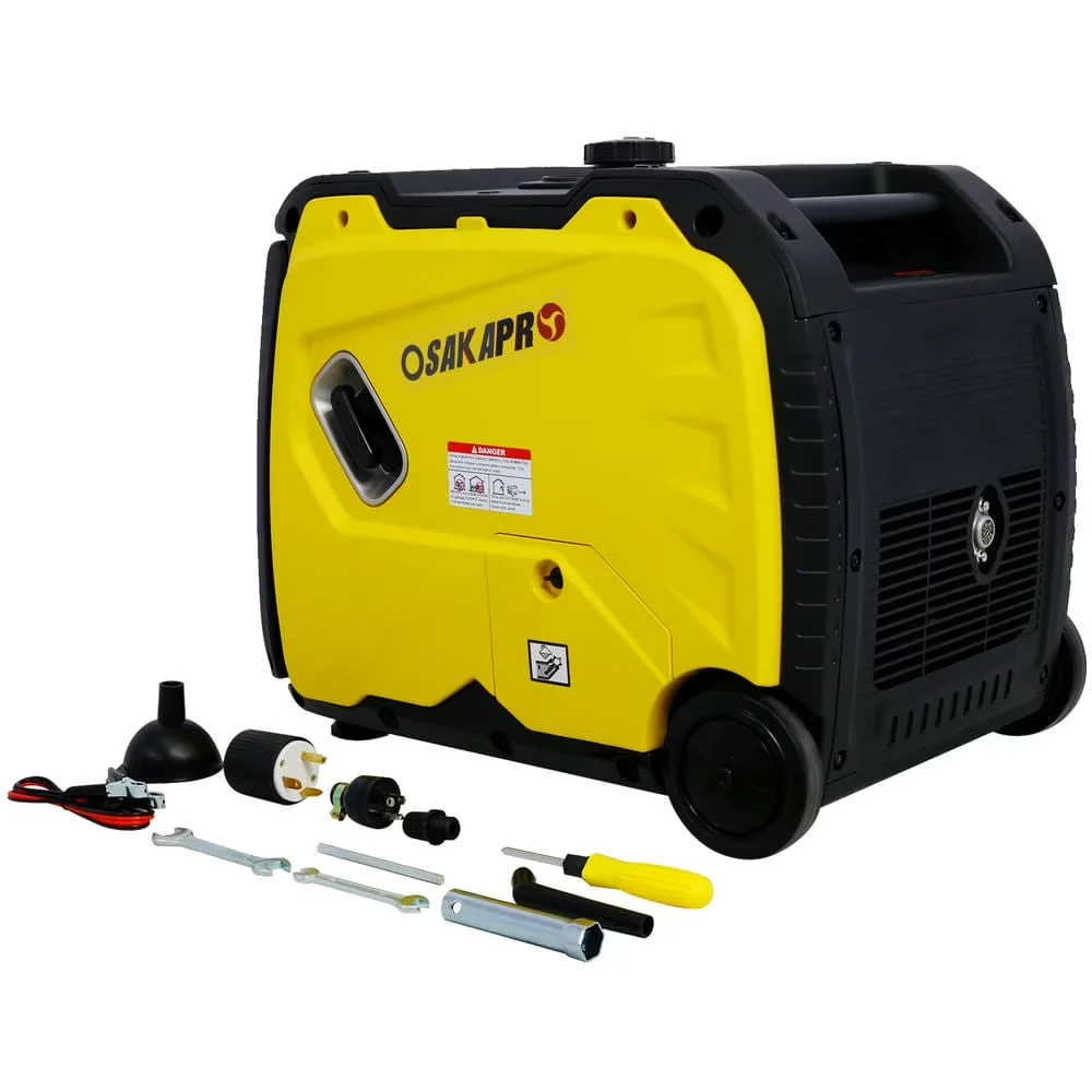 Modern Generator with 4500W, Overload Protection, Foldable Handle With Wheel - Model 3CA46D