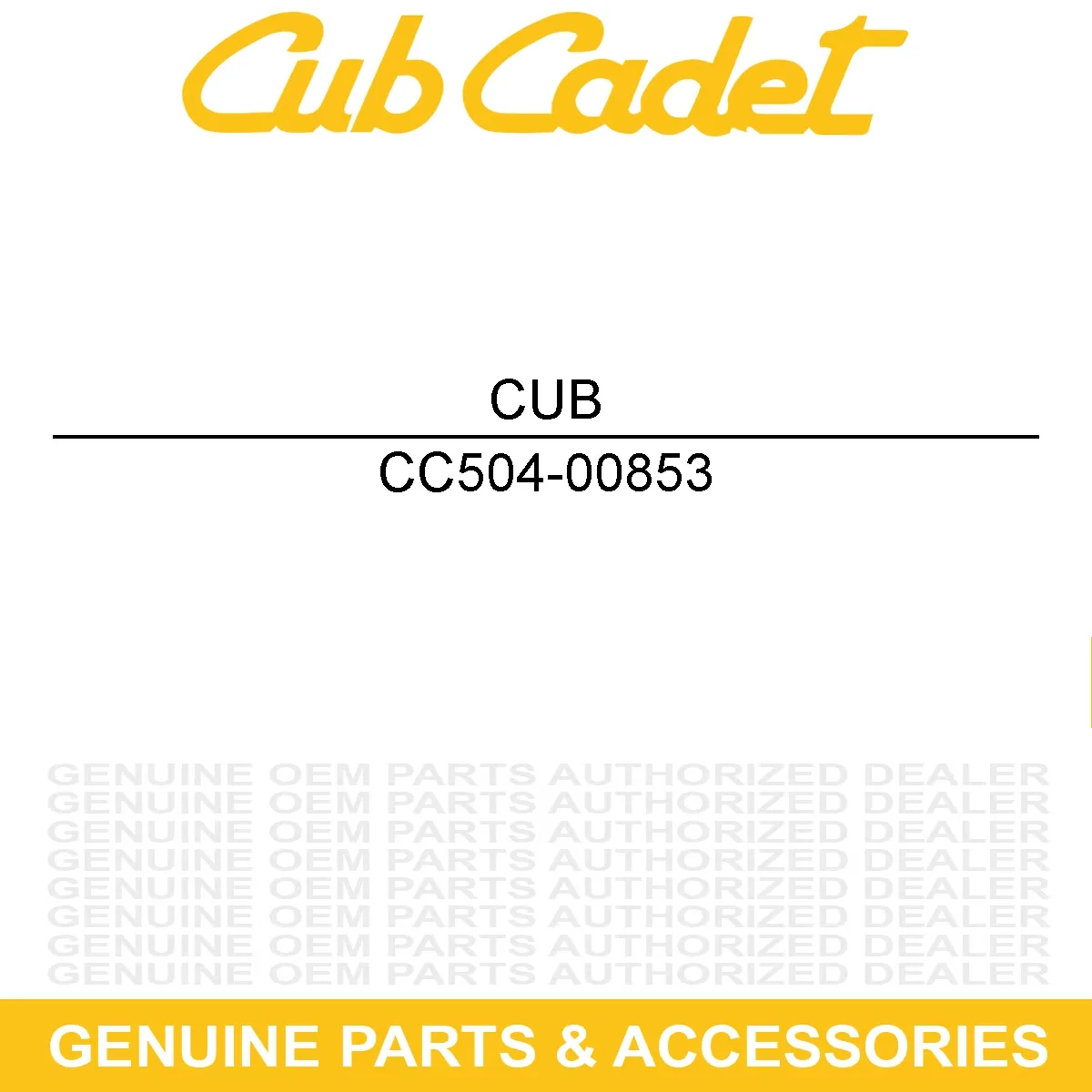 Reliable Replacement Parts Accessory - Plastic 116-31111 - Reliable Performance Model F6E2AD