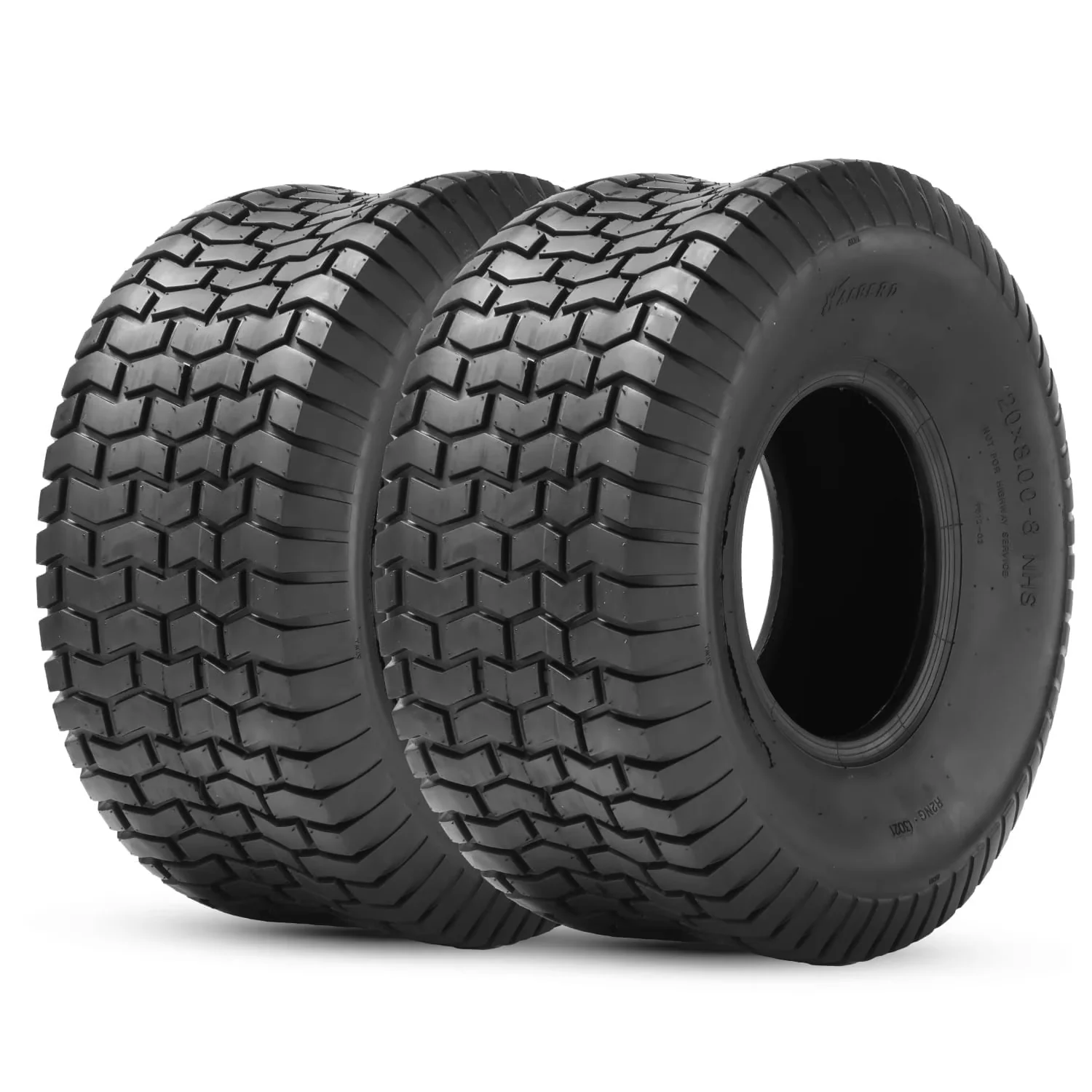 Compact Lawn Mower Tire with Wet Or Dry, Designed for lawn and garden mowers. - Black Model CEBE41