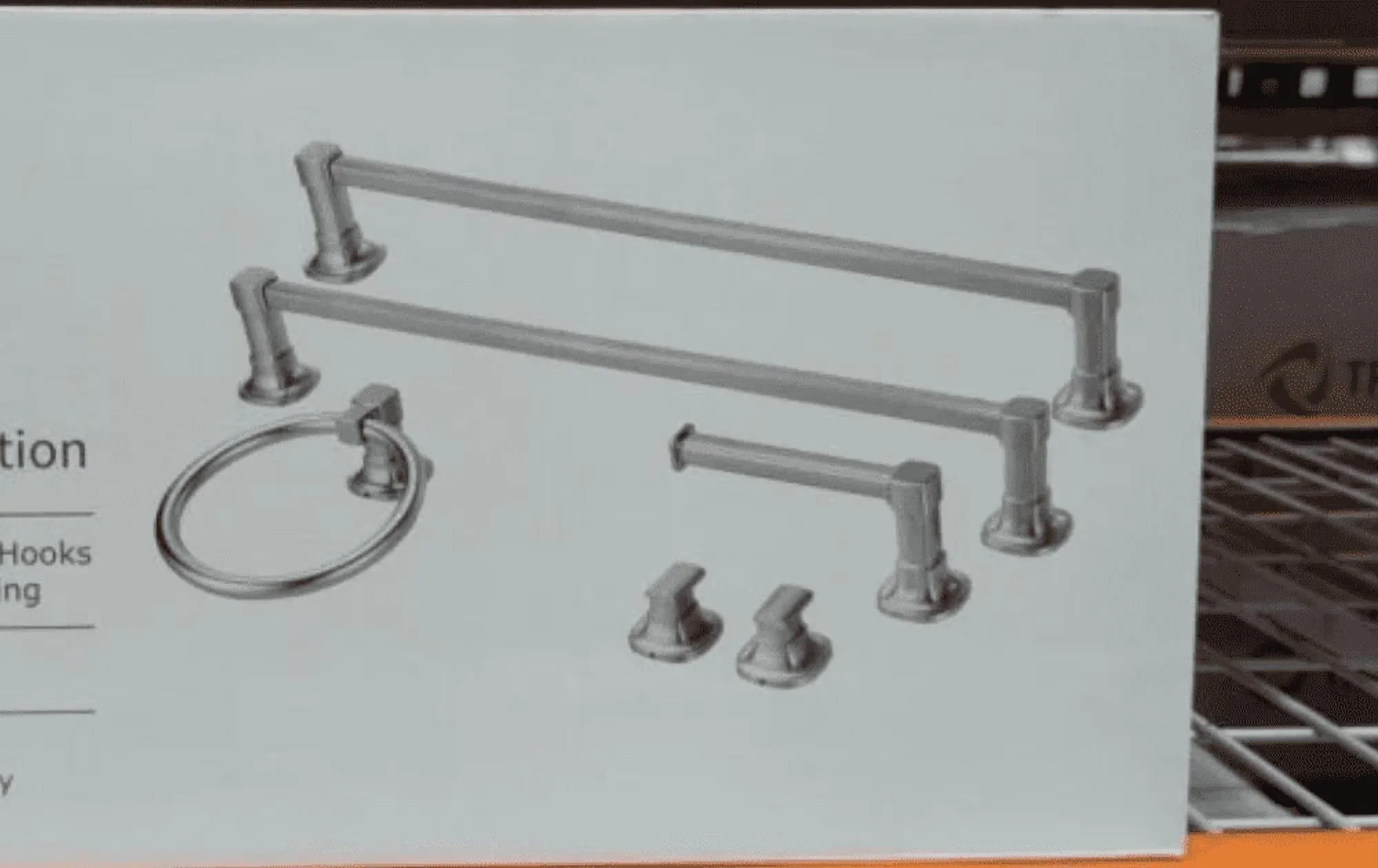Professional Bathroom Renovation with 6-Piece Bath Hardware Set - Nickel Silver Model 5D8070